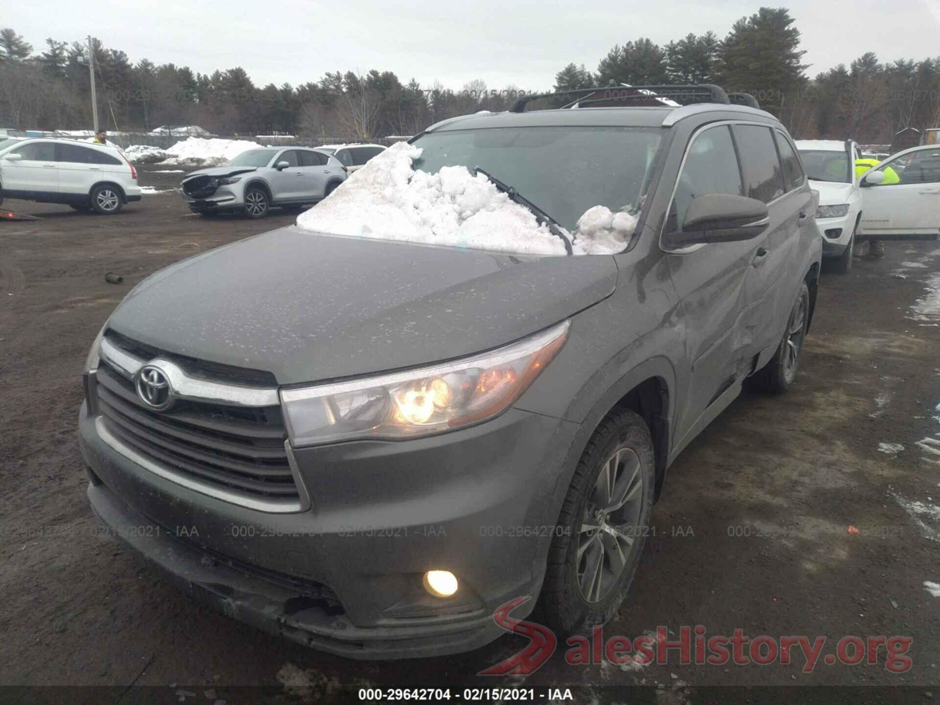 5TDJKRFH9GS228926 2016 TOYOTA HIGHLANDER