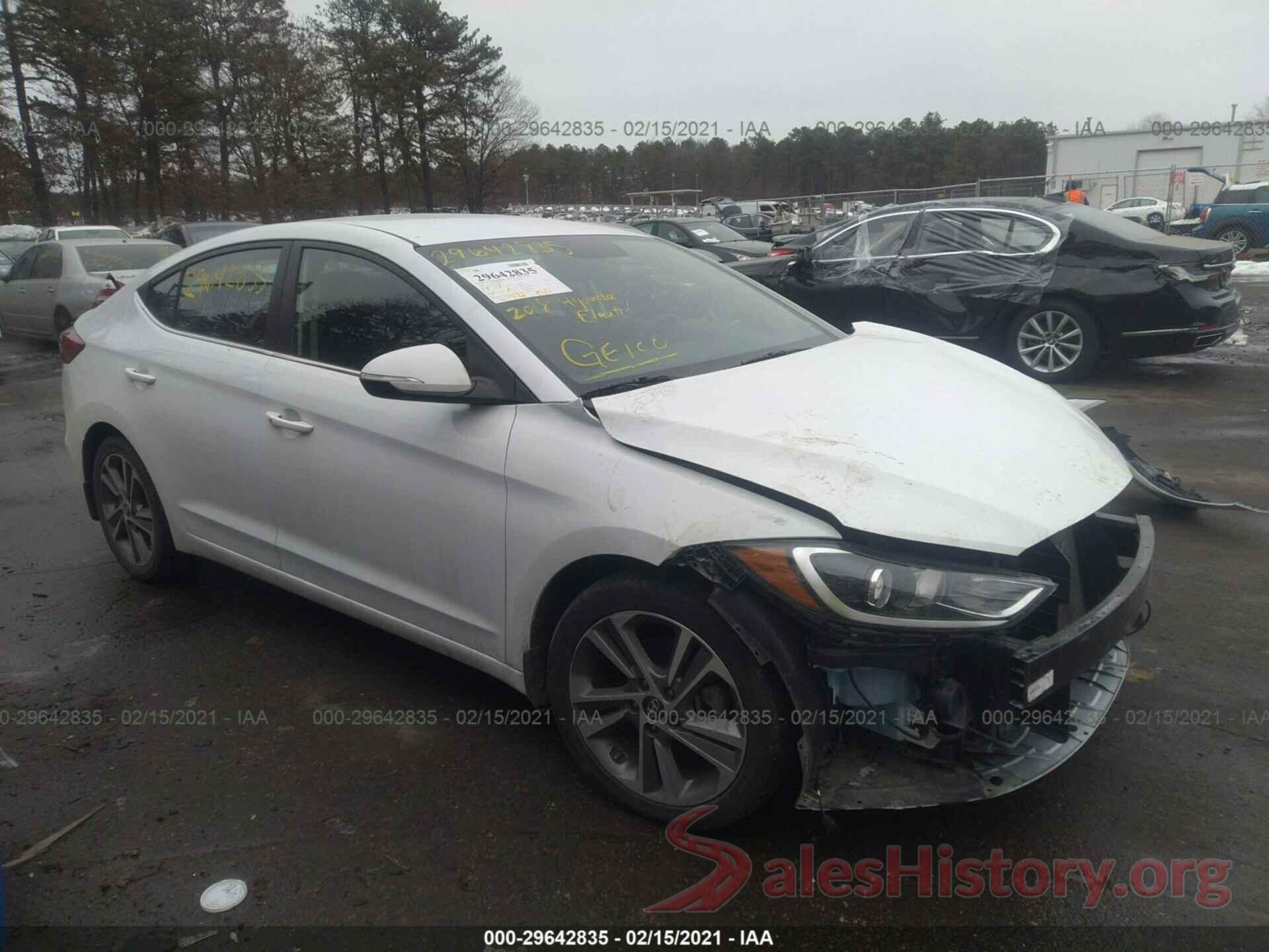 5NPD84LF9JH262301 2018 HYUNDAI ELANTRA