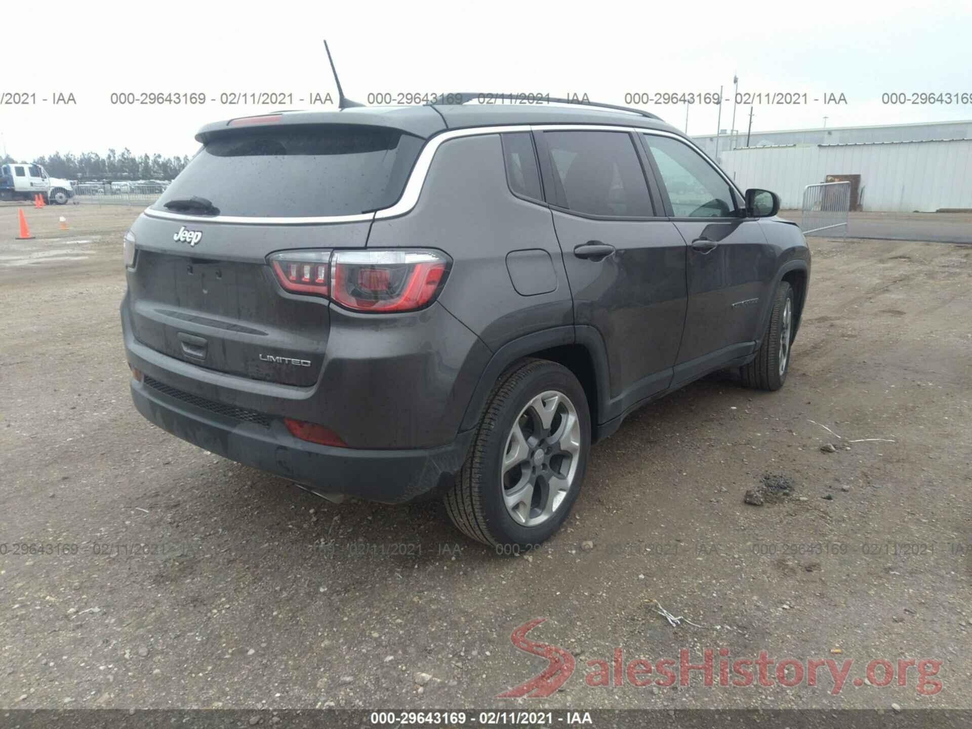 3C4NJCCBXLT231125 2020 JEEP COMPASS