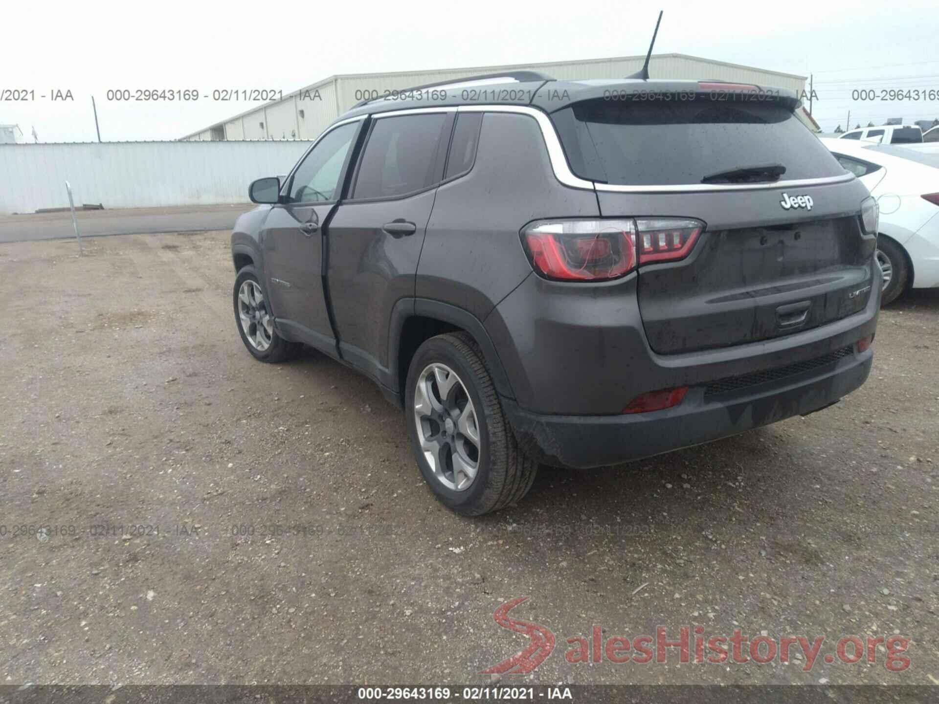 3C4NJCCBXLT231125 2020 JEEP COMPASS