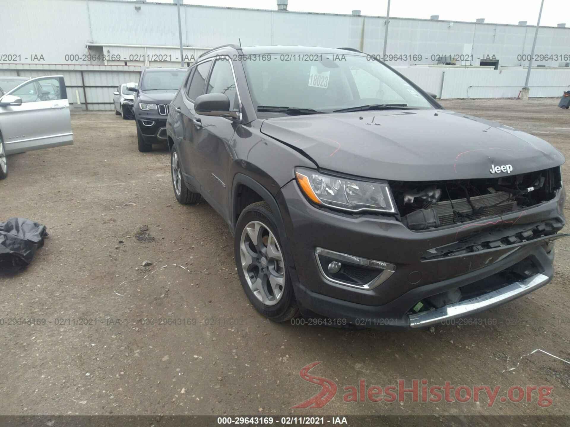 3C4NJCCBXLT231125 2020 JEEP COMPASS