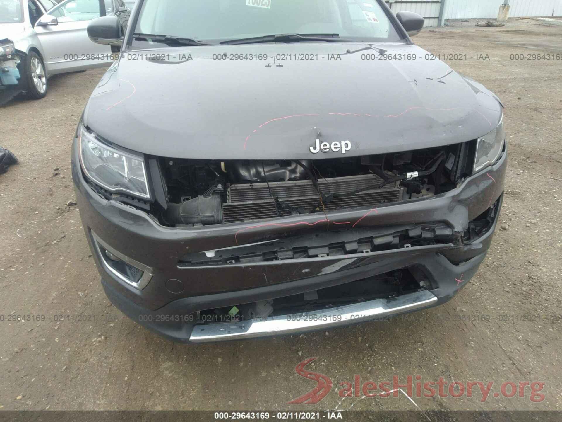 3C4NJCCBXLT231125 2020 JEEP COMPASS