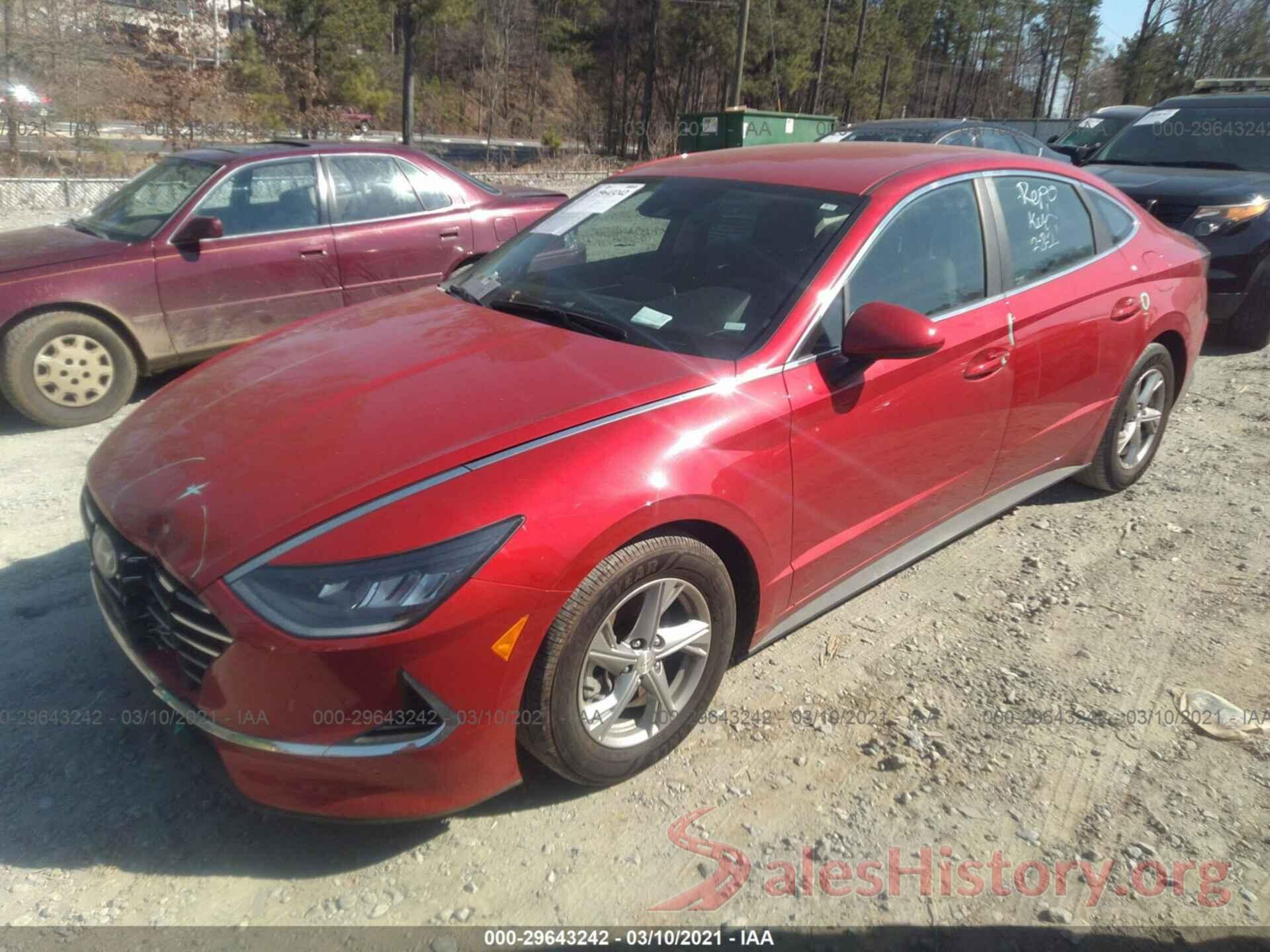 5NPEG4JA1MH070888 2021 HYUNDAI SONATA