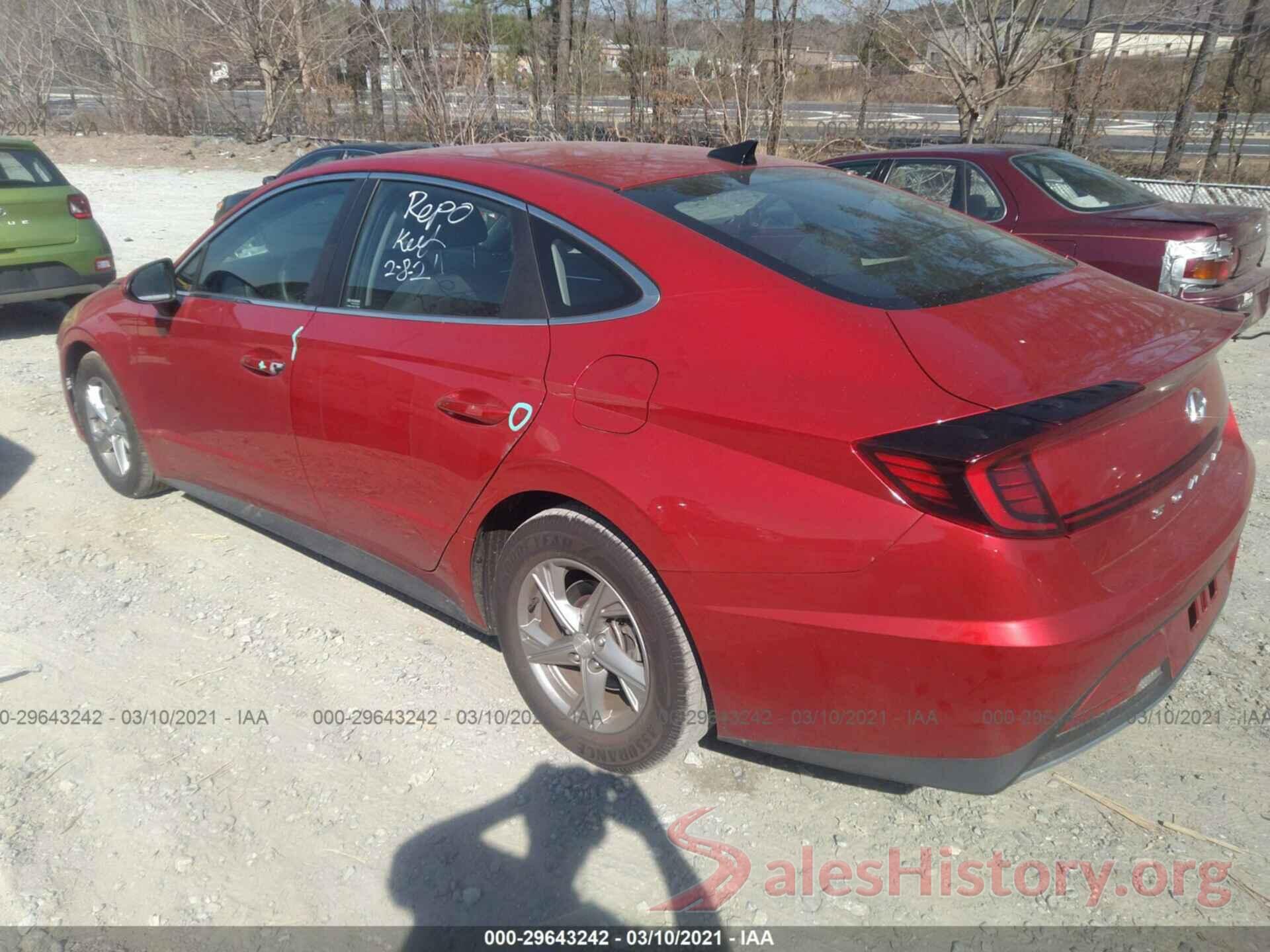 5NPEG4JA1MH070888 2021 HYUNDAI SONATA