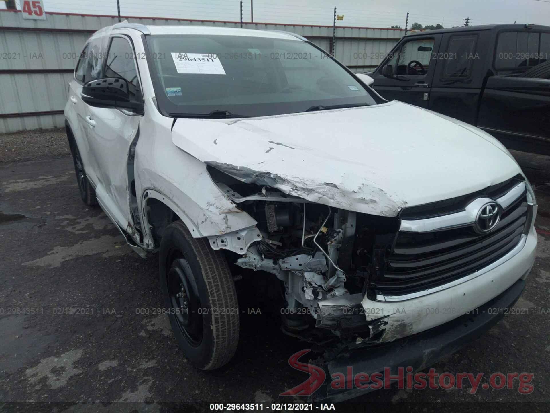 5TDKKRFH5GS164260 2016 TOYOTA HIGHLANDER