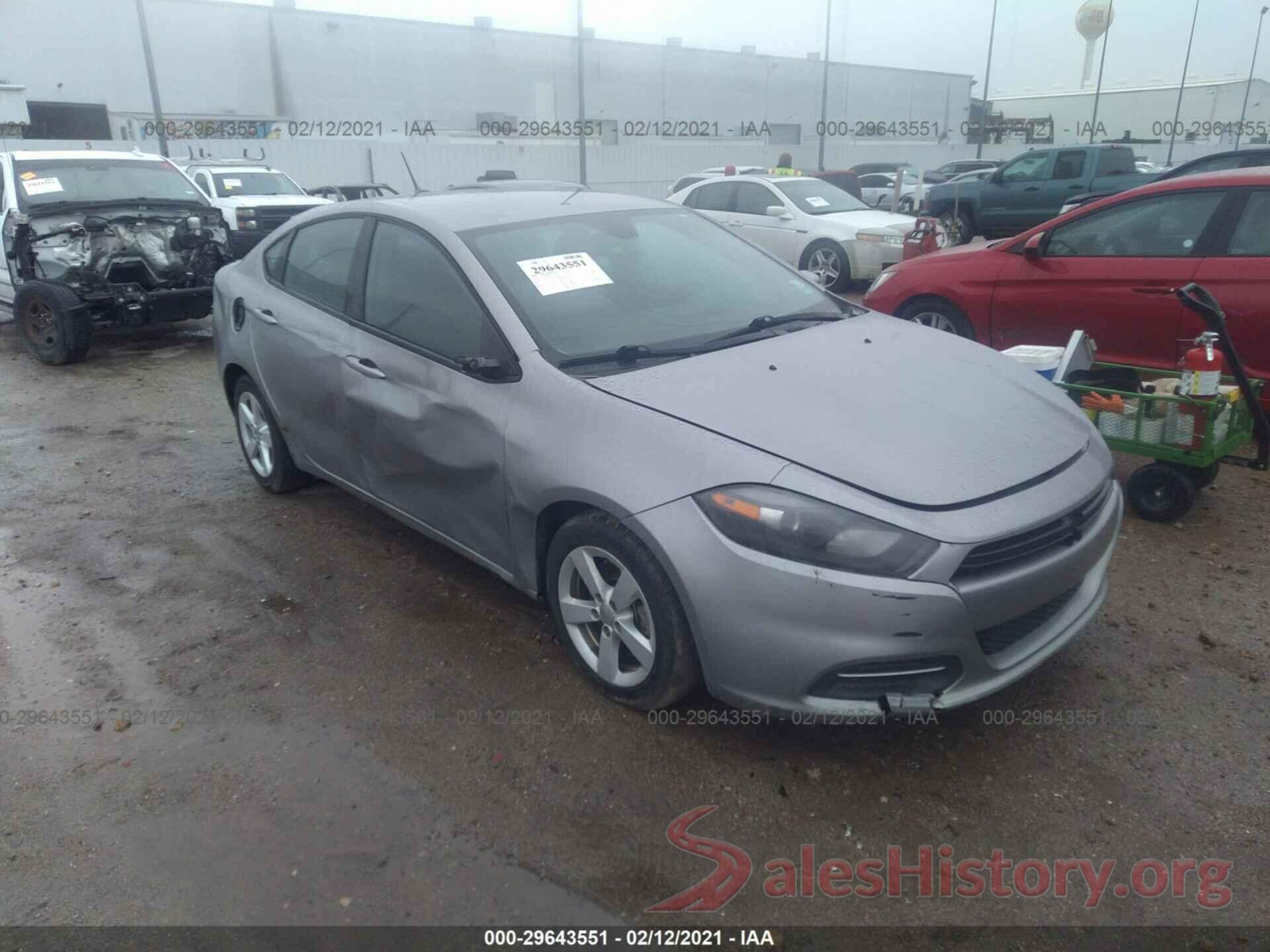 1C3CDFBA4GD652704 2016 DODGE DART