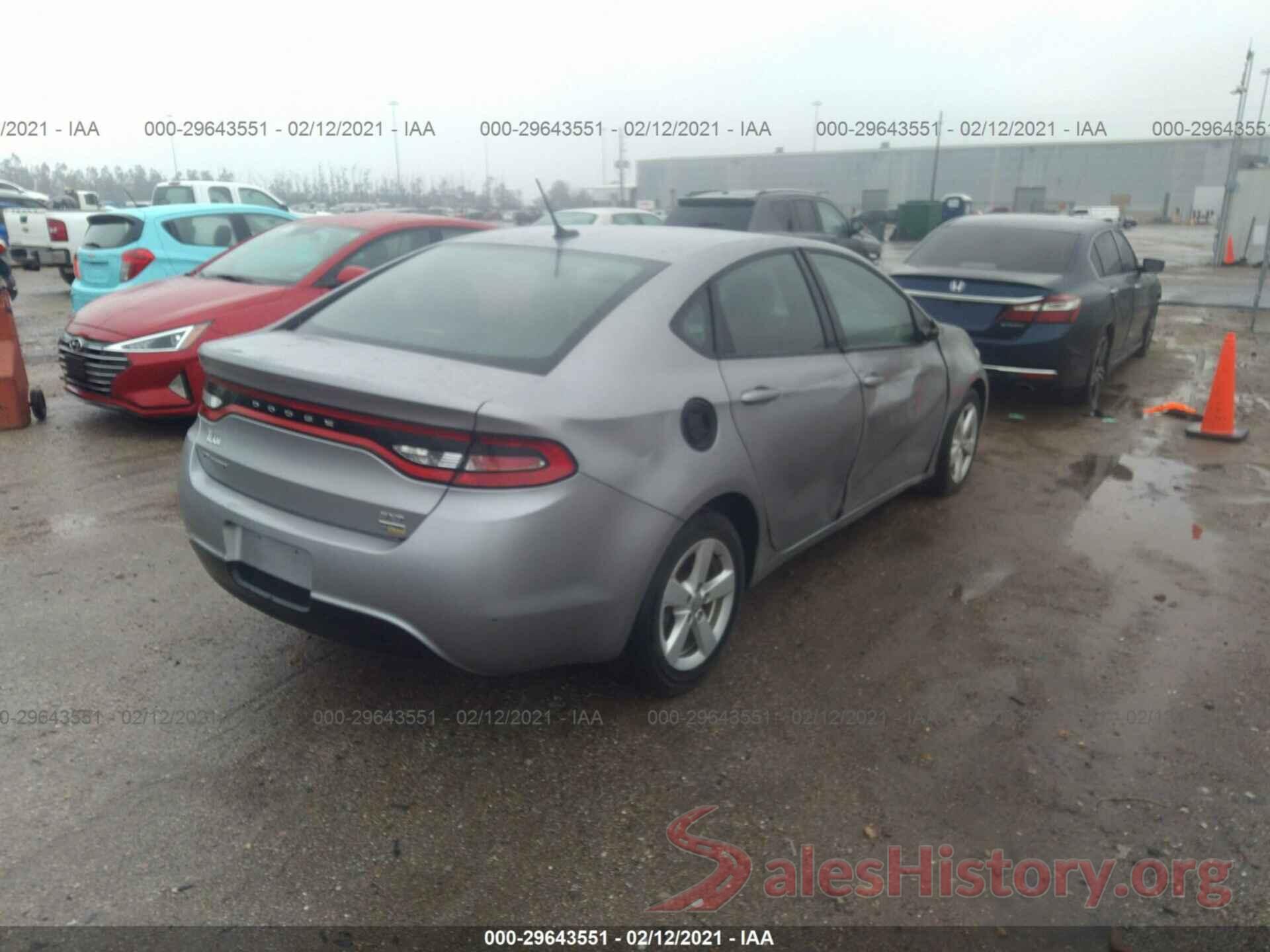 1C3CDFBA4GD652704 2016 DODGE DART