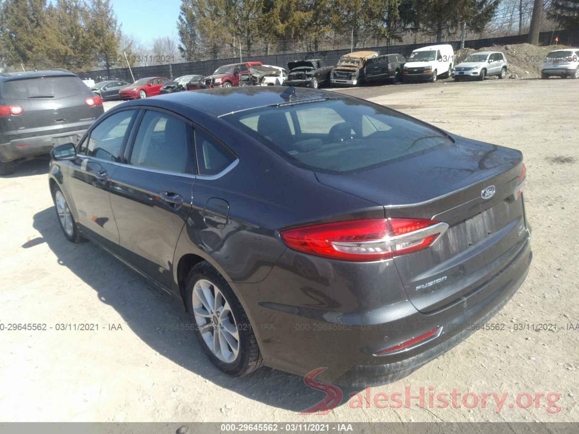 3FA6P0LU2KR266830 2019 FORD FUSION HYBRID