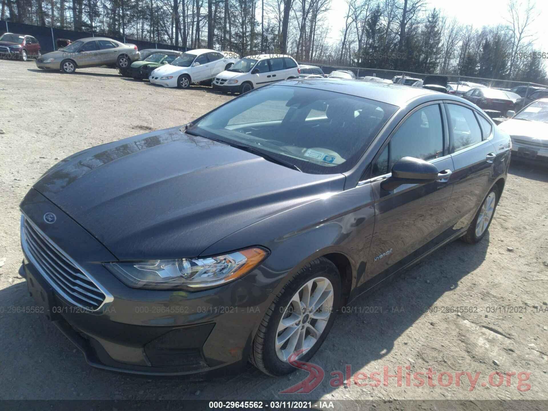 3FA6P0LU2KR266830 2019 FORD FUSION HYBRID