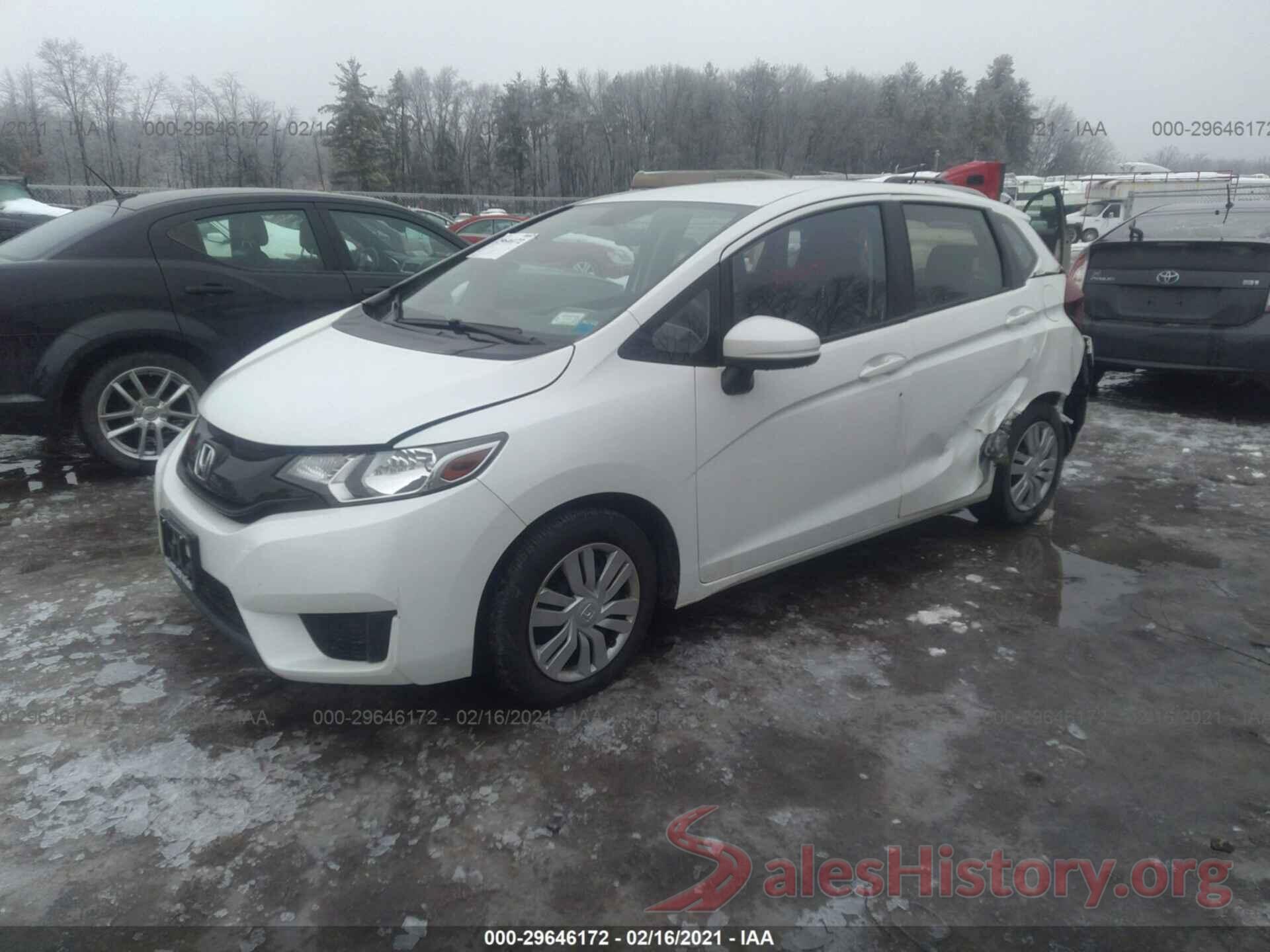 JHMGK5H56GX038953 2016 HONDA FIT