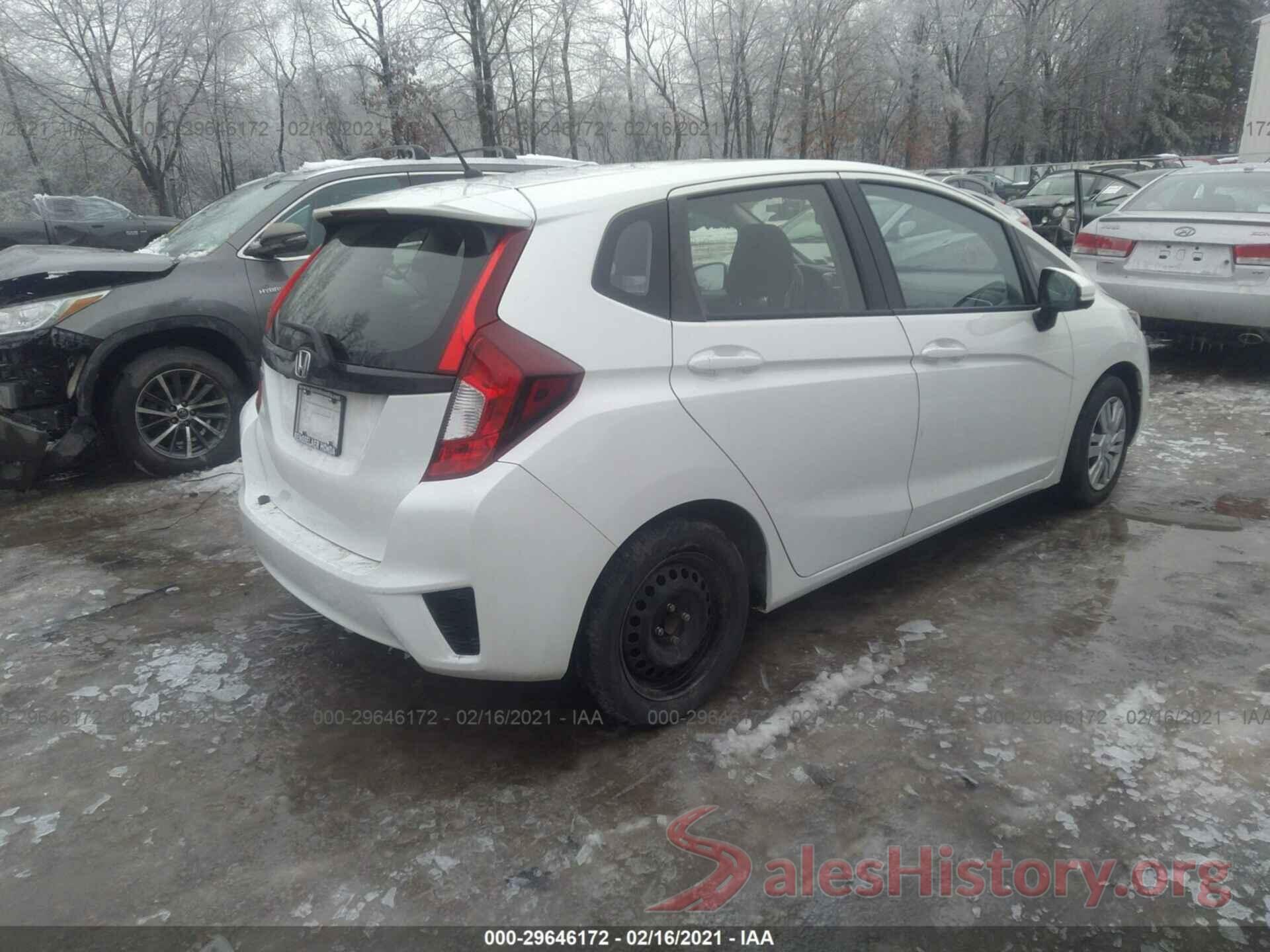 JHMGK5H56GX038953 2016 HONDA FIT