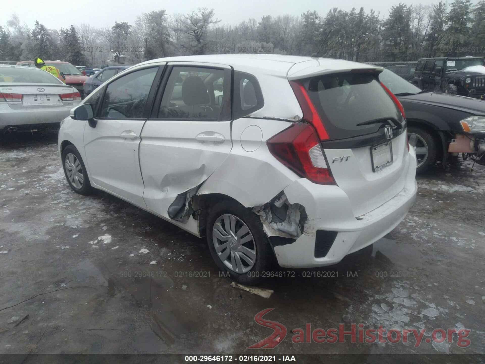 JHMGK5H56GX038953 2016 HONDA FIT