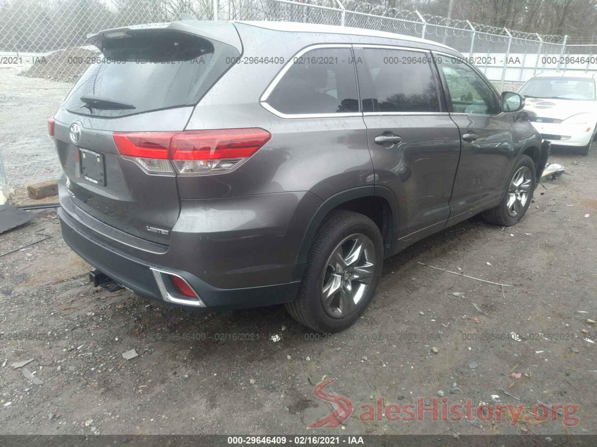 5TDYZRFH9HS195289 2017 TOYOTA HIGHLANDER