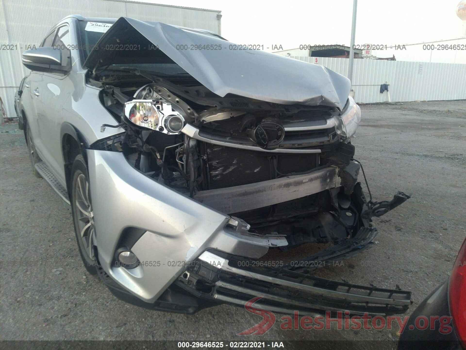 5TDKZRFHXHS510929 2017 TOYOTA HIGHLANDER