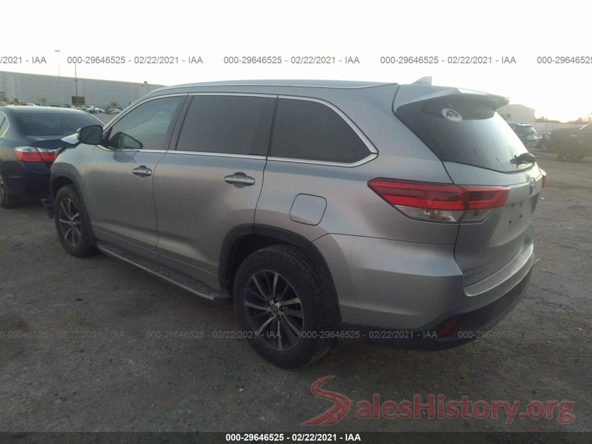 5TDKZRFHXHS510929 2017 TOYOTA HIGHLANDER