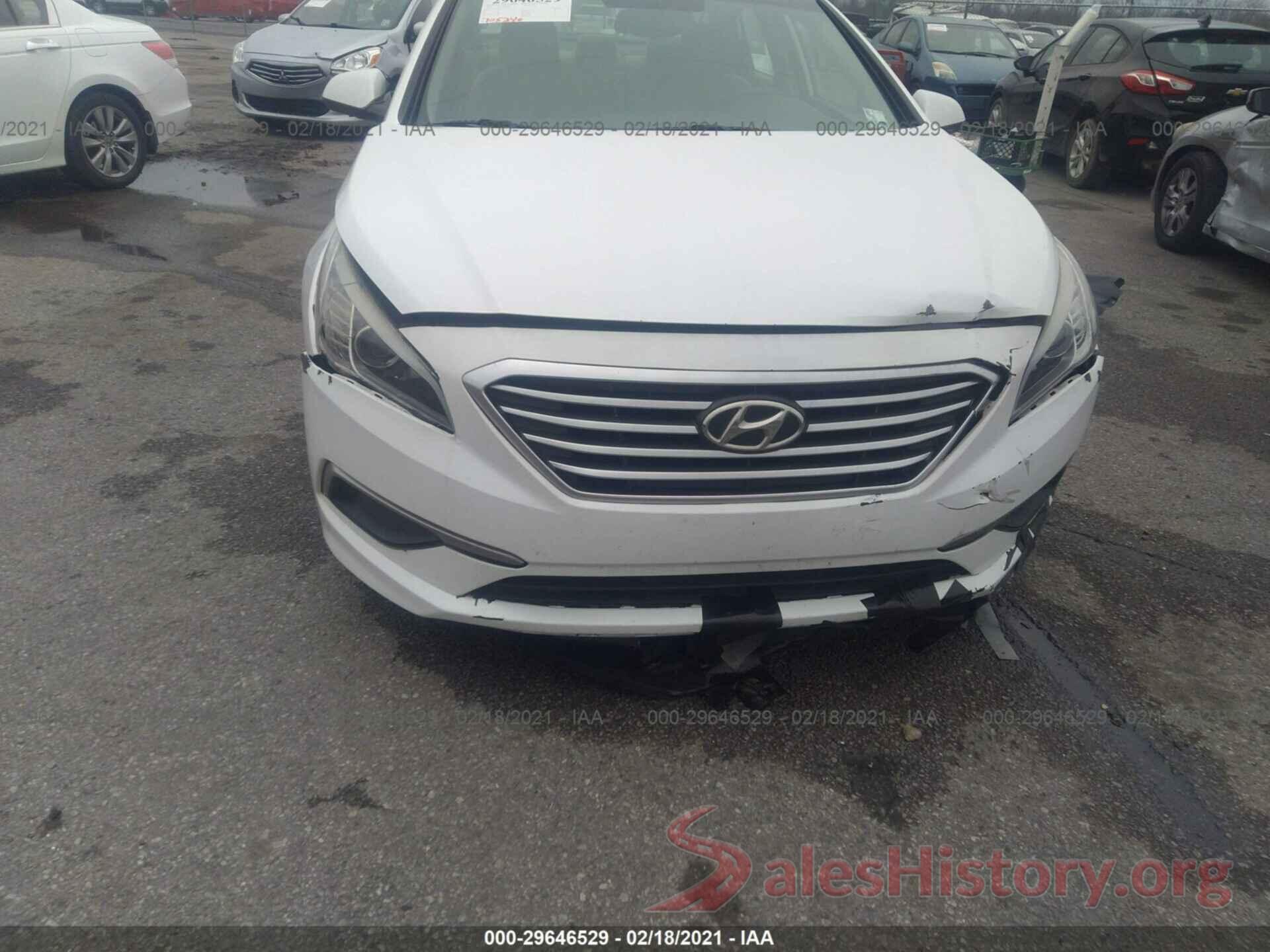 5NPE24AFXGH291162 2016 HYUNDAI SONATA