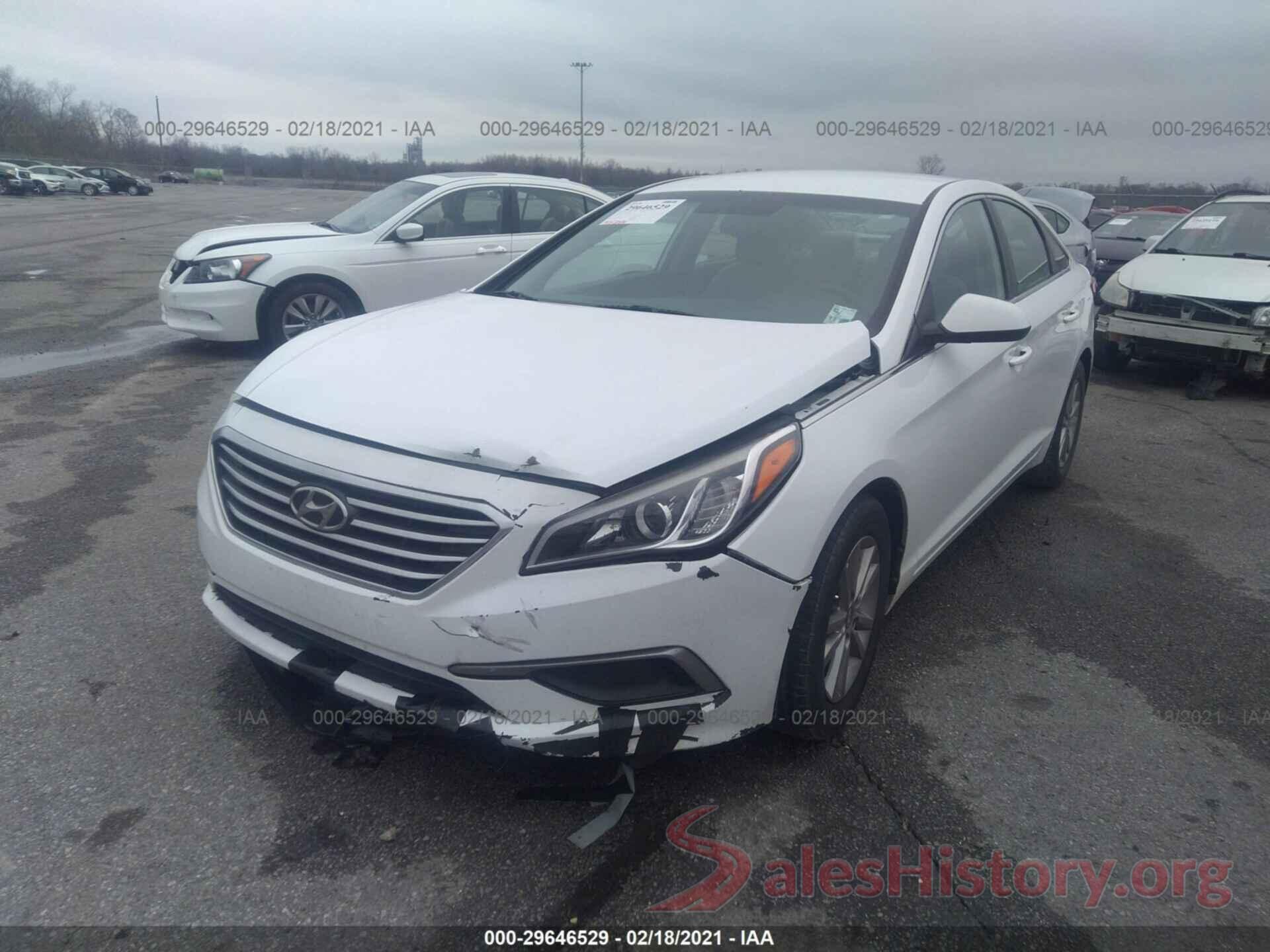 5NPE24AFXGH291162 2016 HYUNDAI SONATA