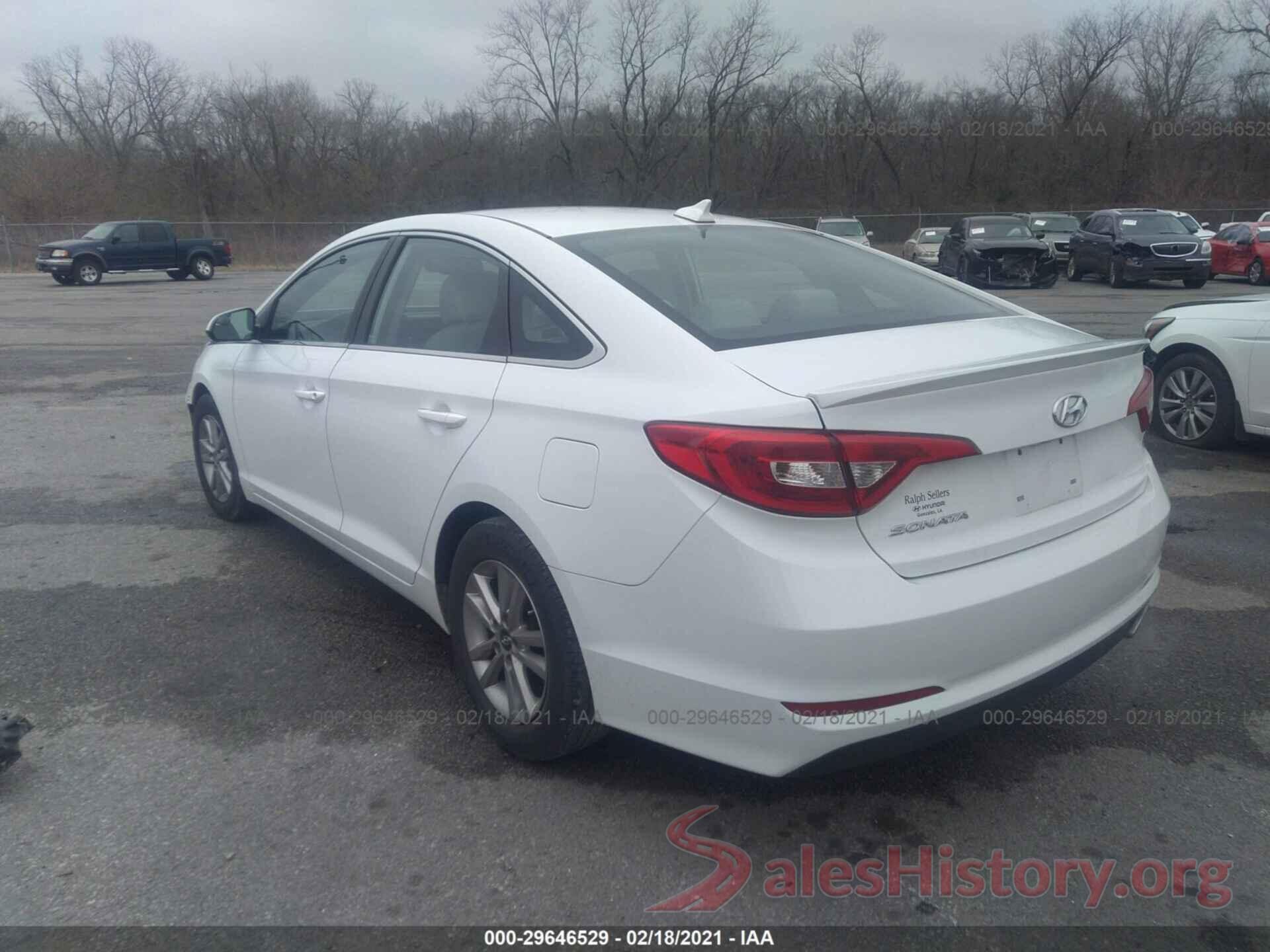 5NPE24AFXGH291162 2016 HYUNDAI SONATA