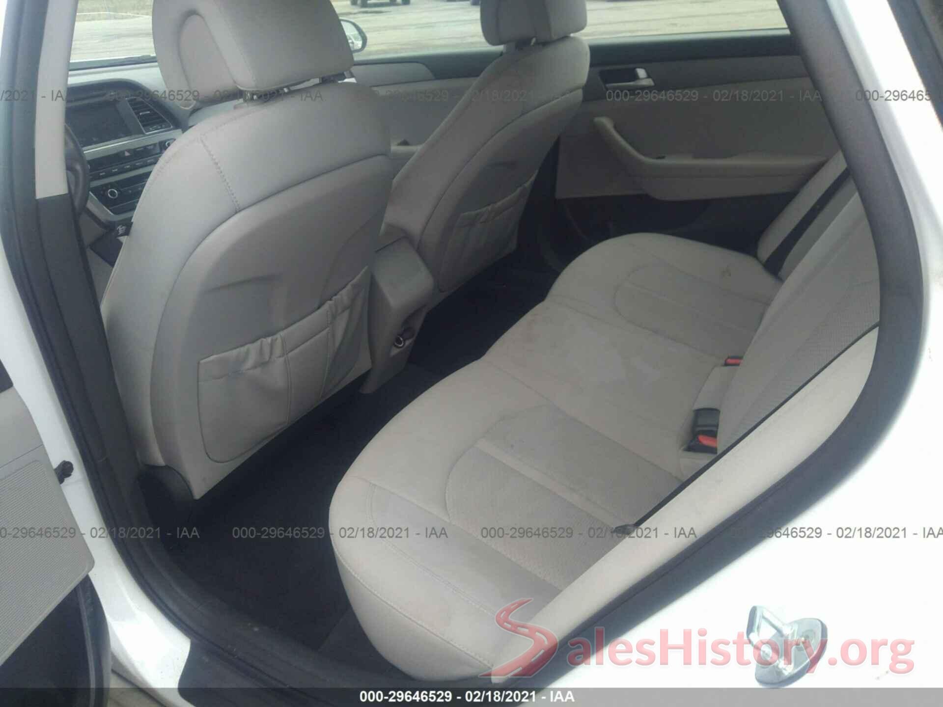 5NPE24AFXGH291162 2016 HYUNDAI SONATA