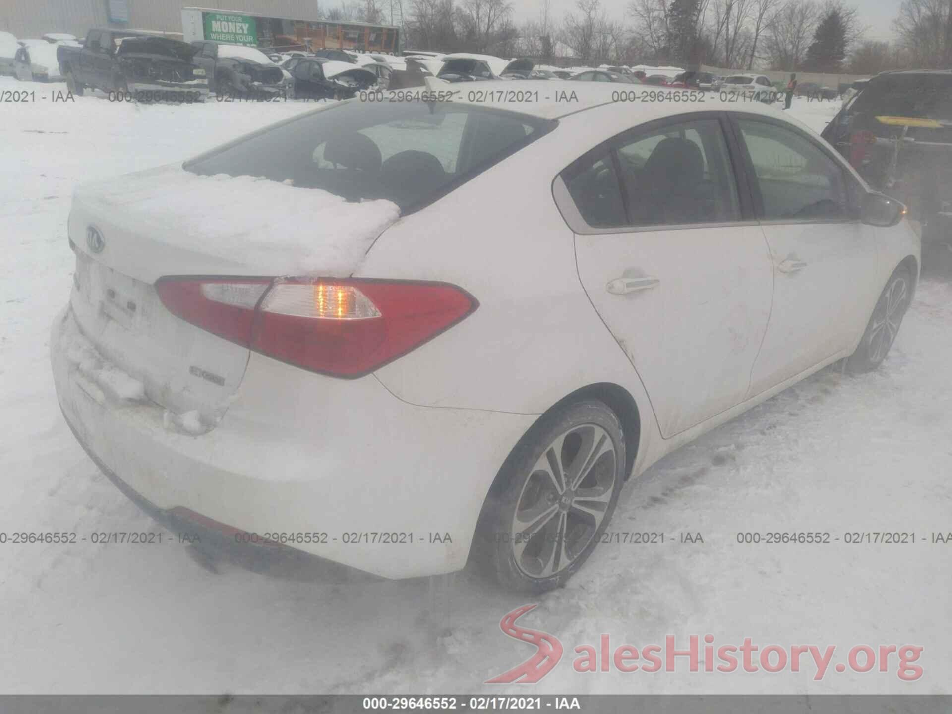 KNAFZ4A85G5549800 2016 KIA FORTE