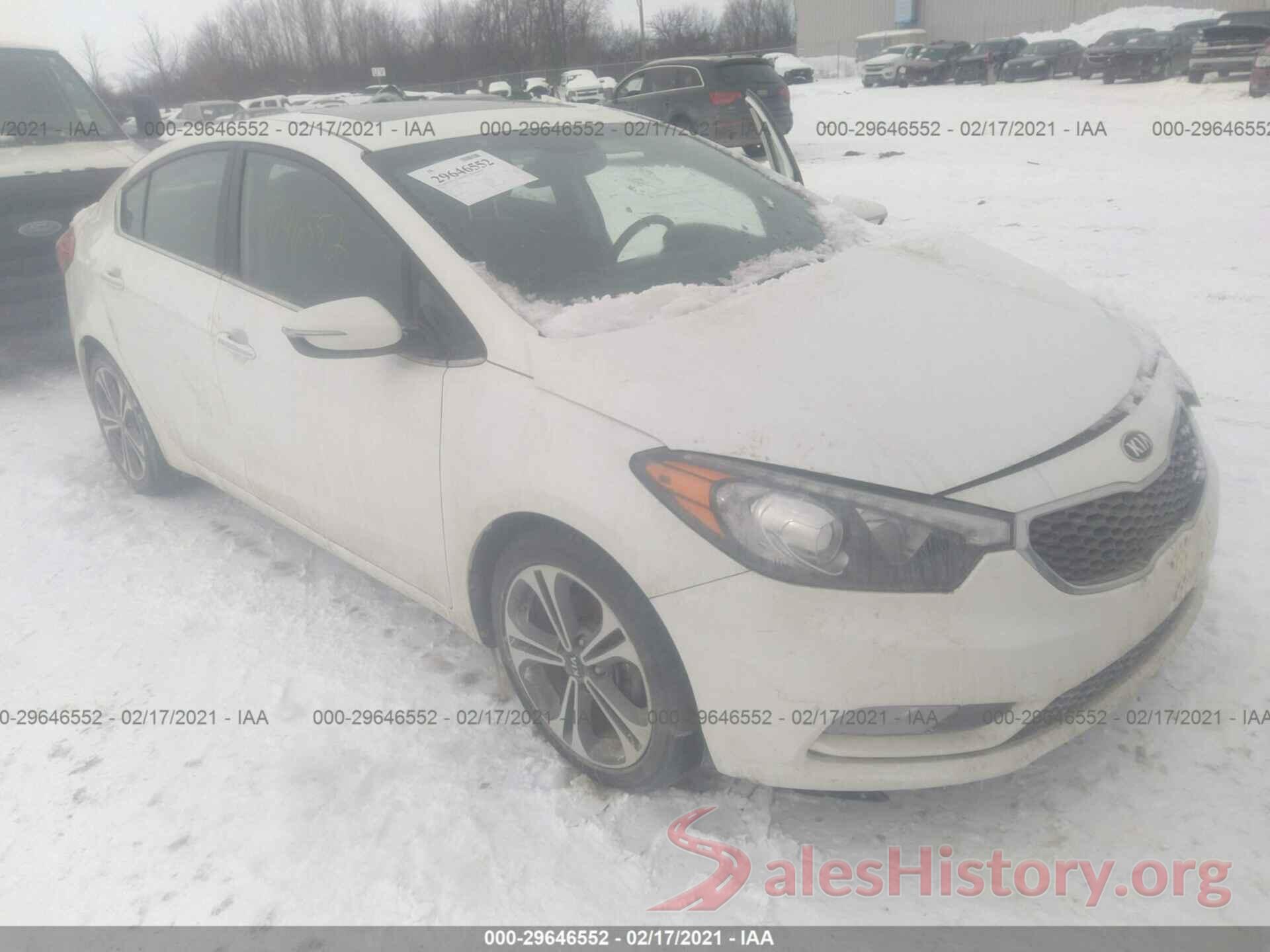 KNAFZ4A85G5549800 2016 KIA FORTE