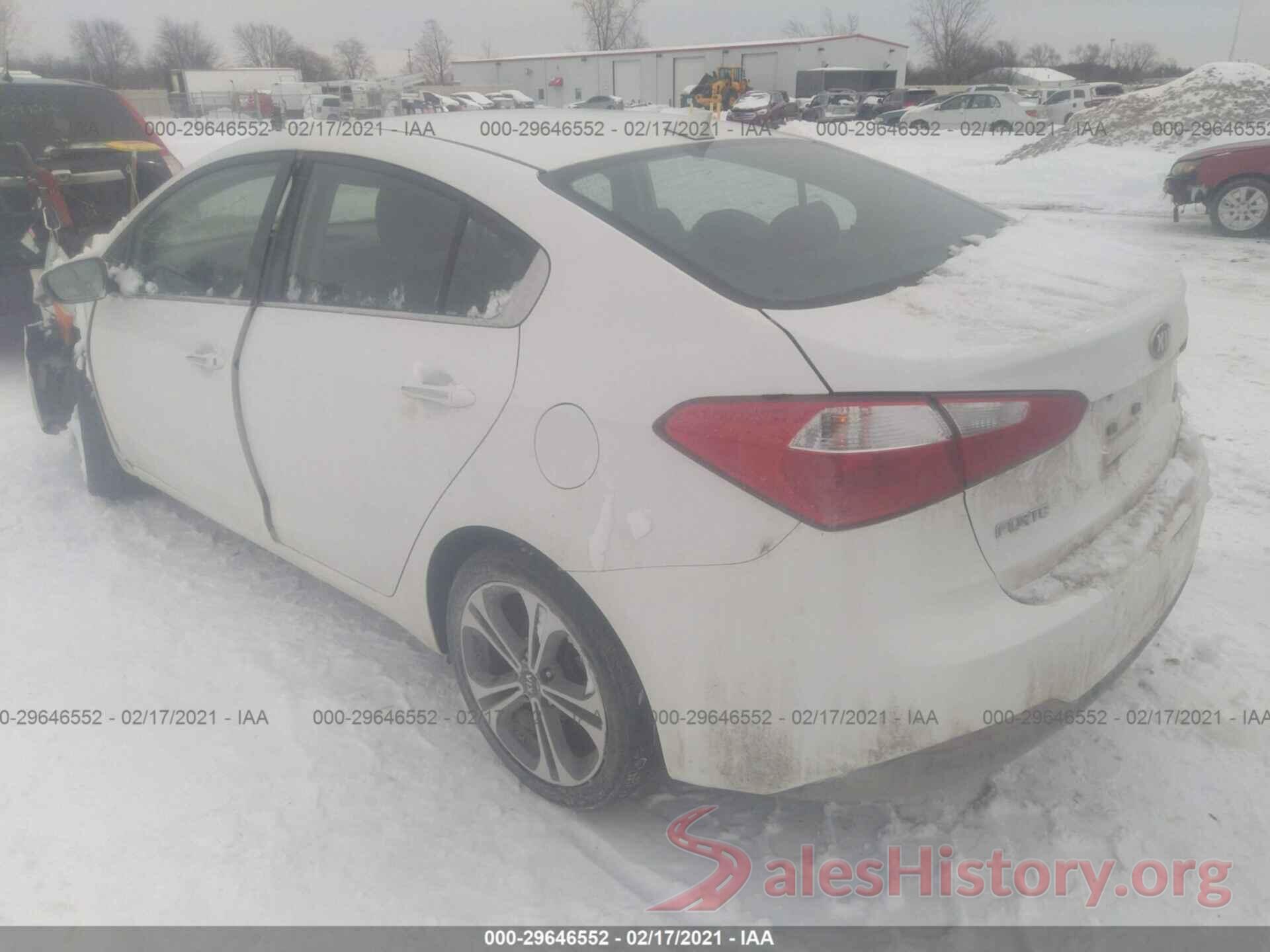 KNAFZ4A85G5549800 2016 KIA FORTE