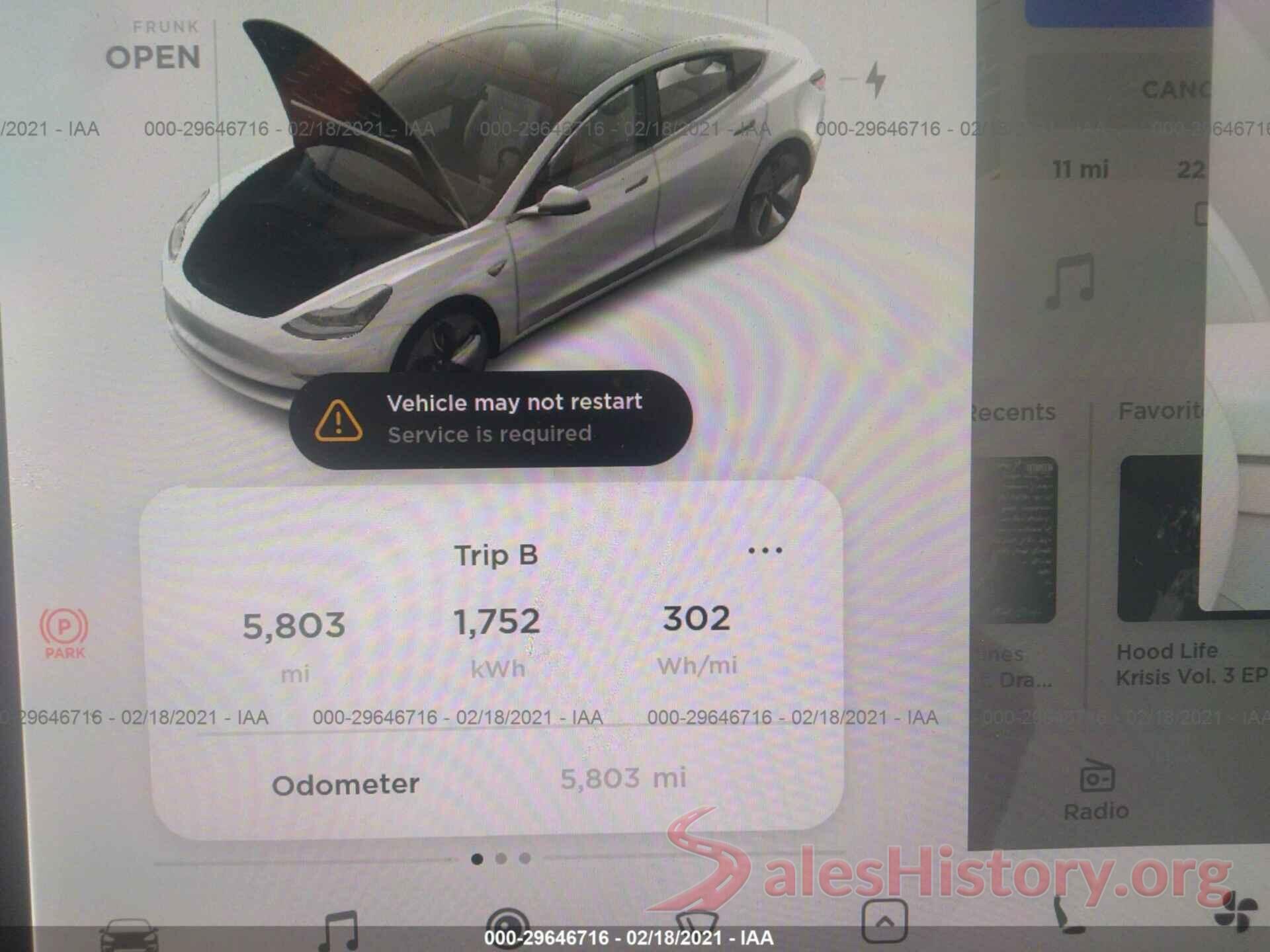 5YJ3E1EA7LF793227 2020 TESLA MODEL 3