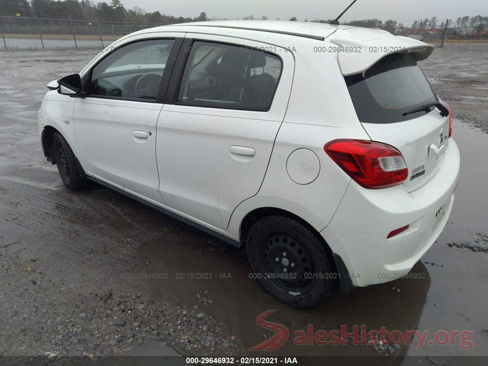 ML32A3HJ5KH006470 2019 MITSUBISHI MIRAGE