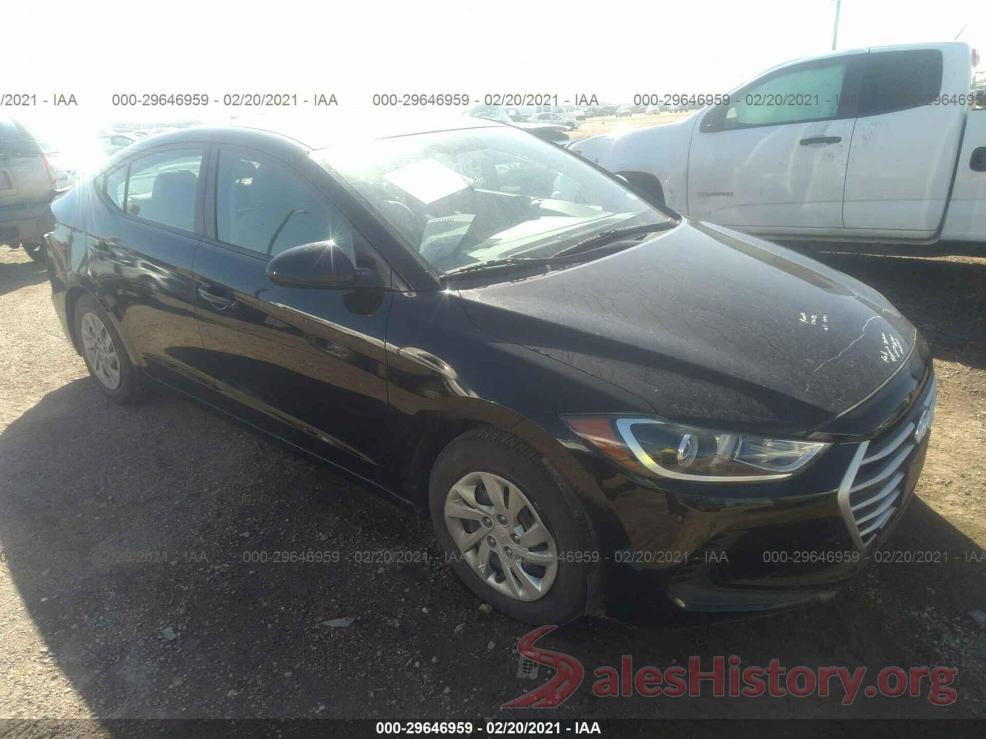 KMHD74LF1HU183008 2017 HYUNDAI ELANTRA