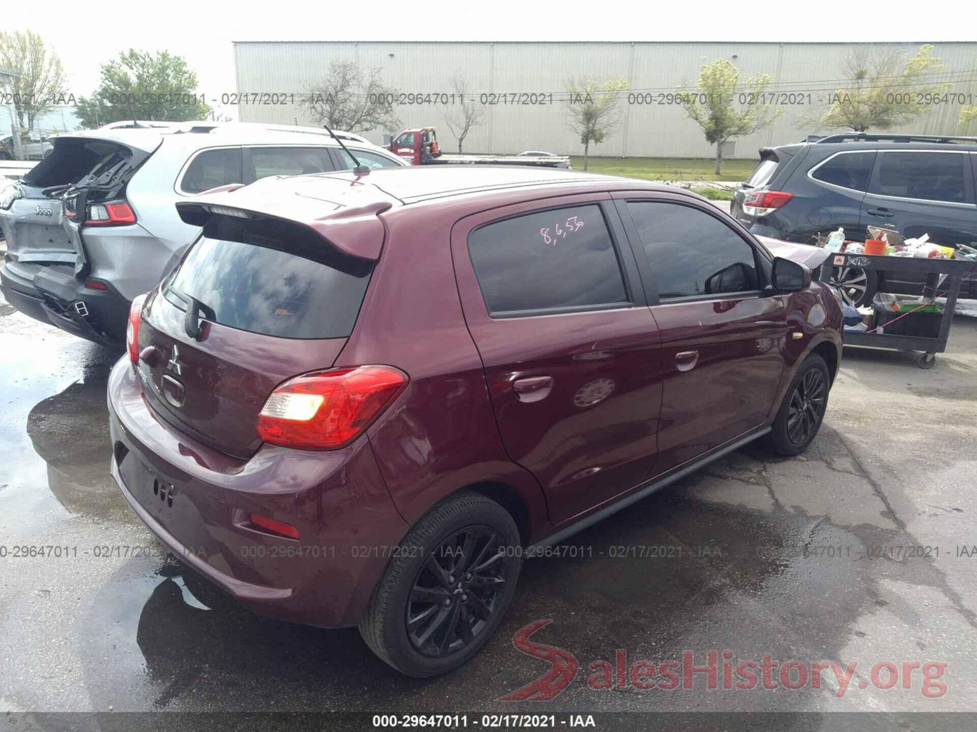 ML32A3HJ8LH006562 2020 MITSUBISHI MIRAGE