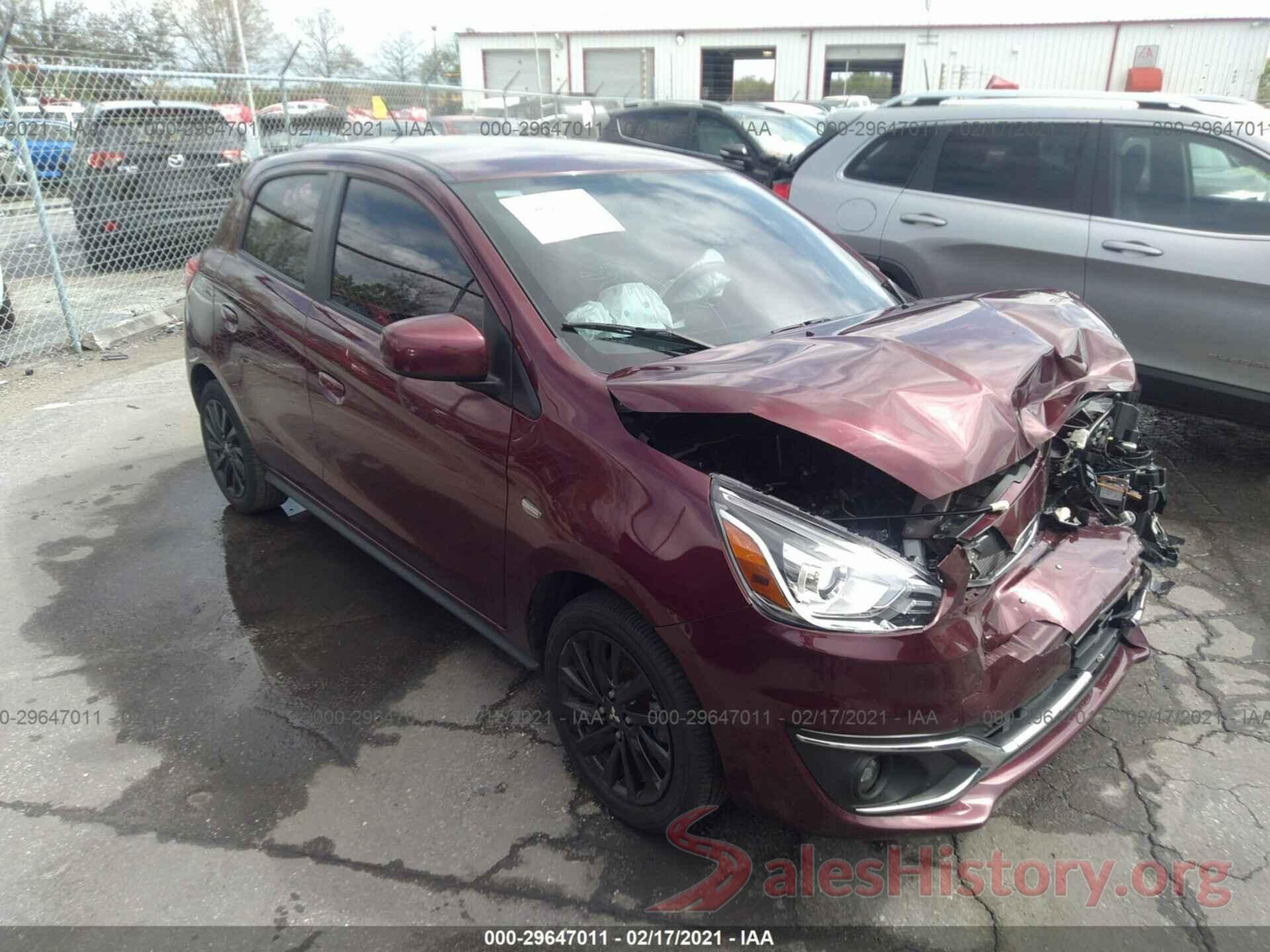 ML32A3HJ8LH006562 2020 MITSUBISHI MIRAGE