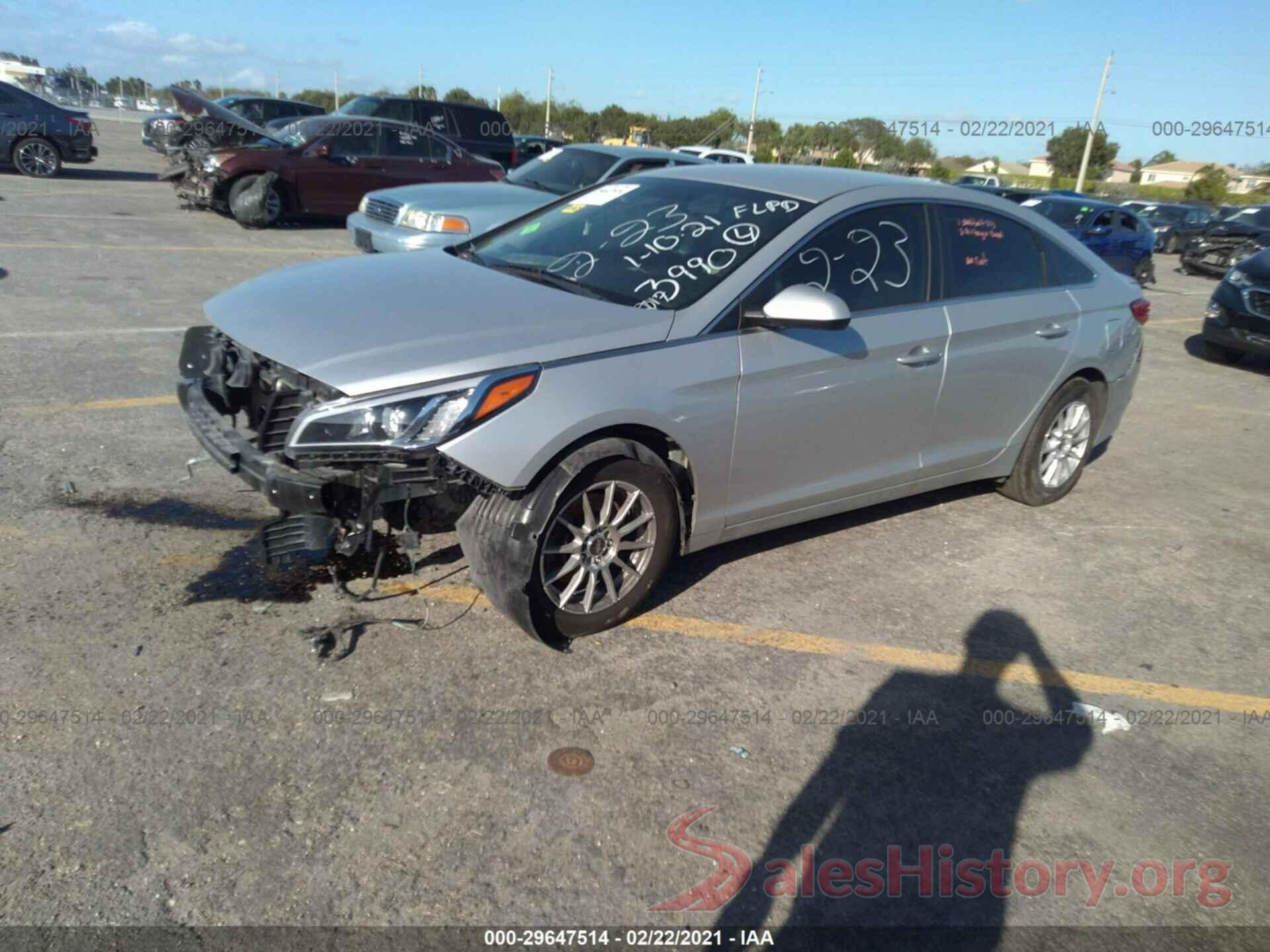 5NPE24AF0HH503990 2017 HYUNDAI SONATA