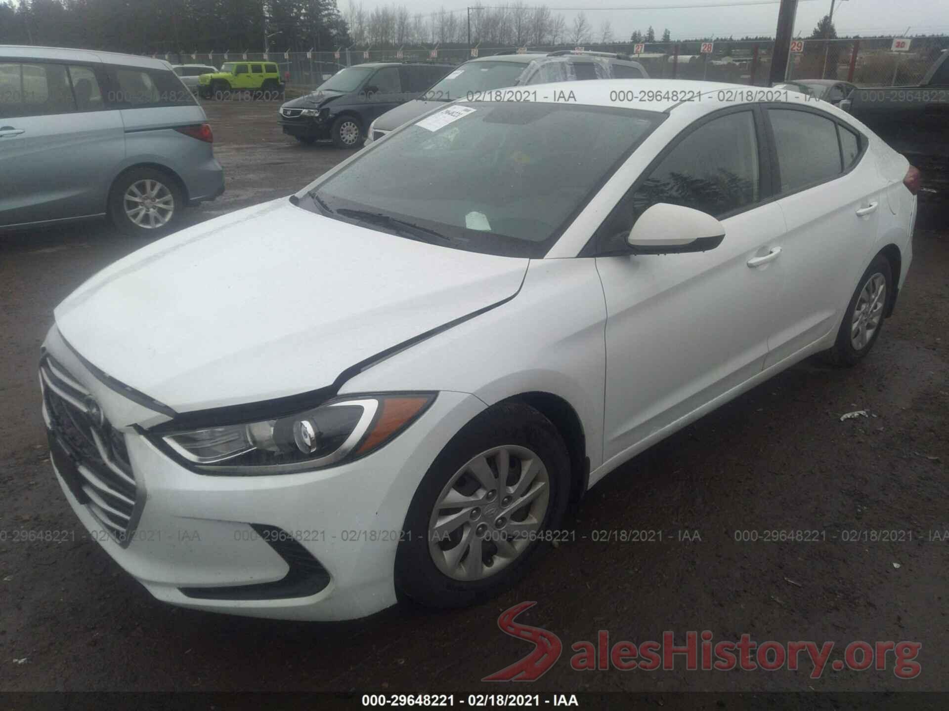 5NPD74LF1JH317438 2018 HYUNDAI ELANTRA