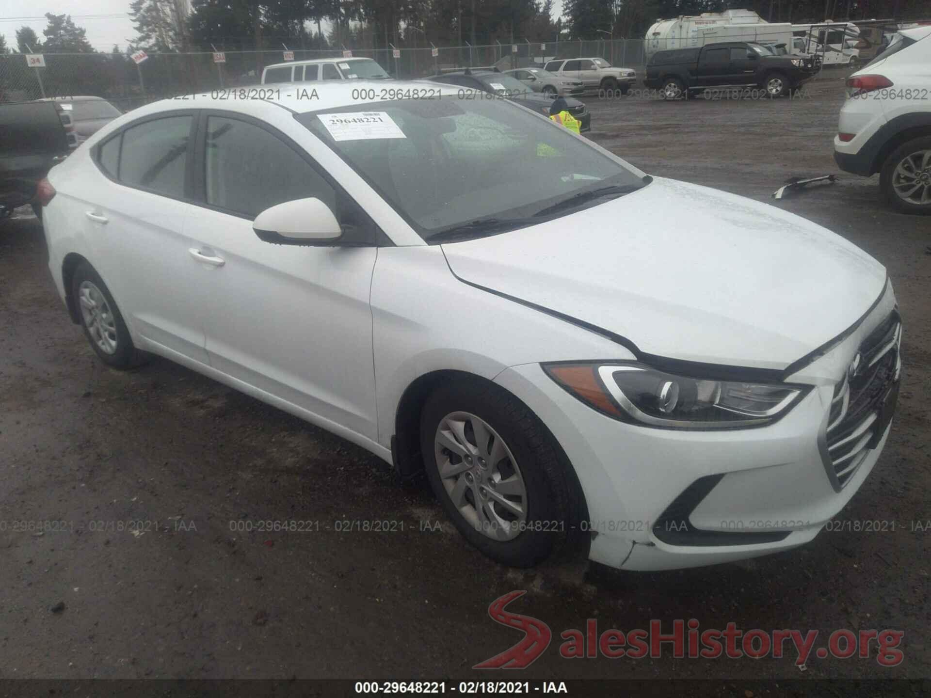 5NPD74LF1JH317438 2018 HYUNDAI ELANTRA