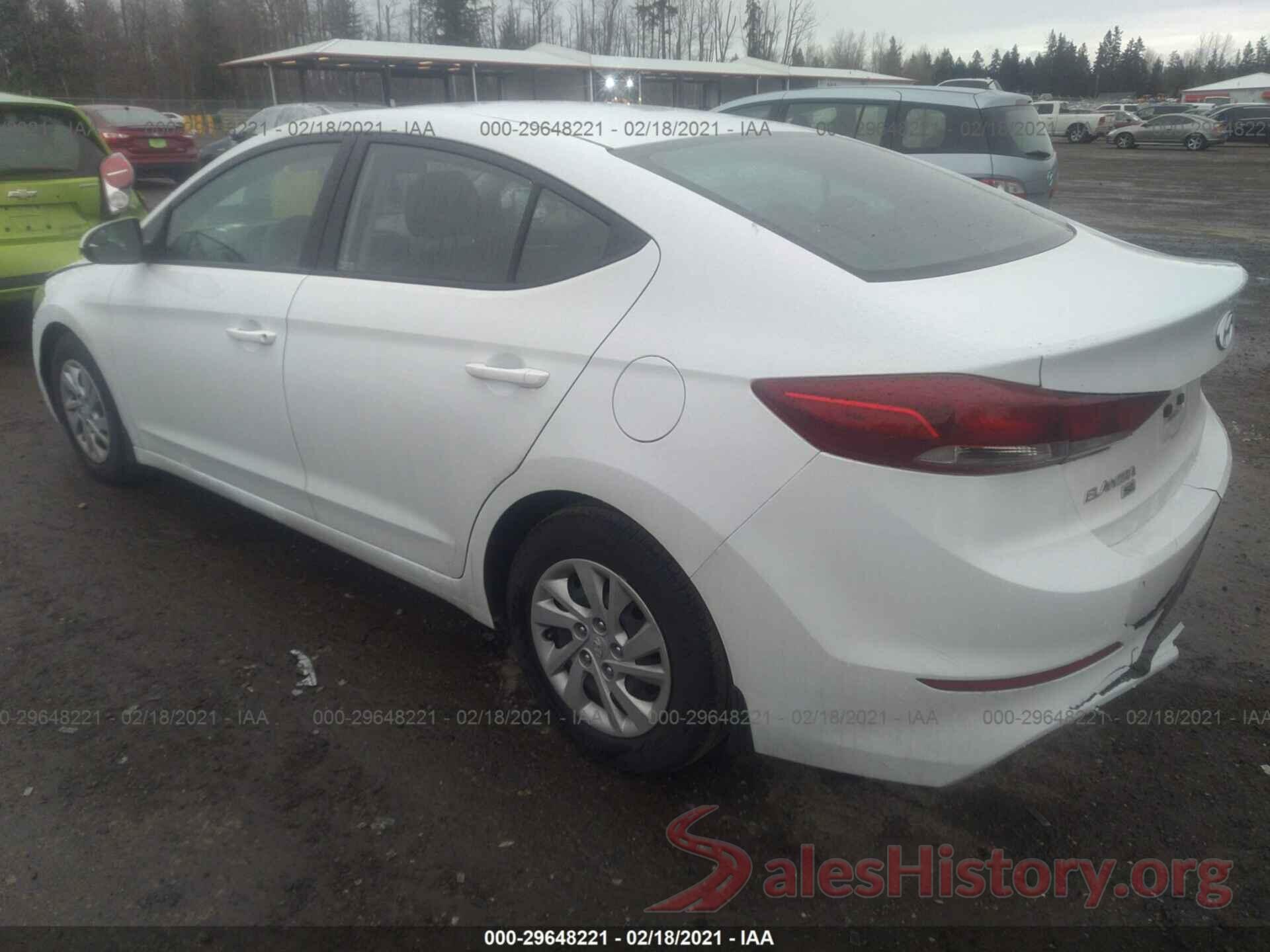 5NPD74LF1JH317438 2018 HYUNDAI ELANTRA