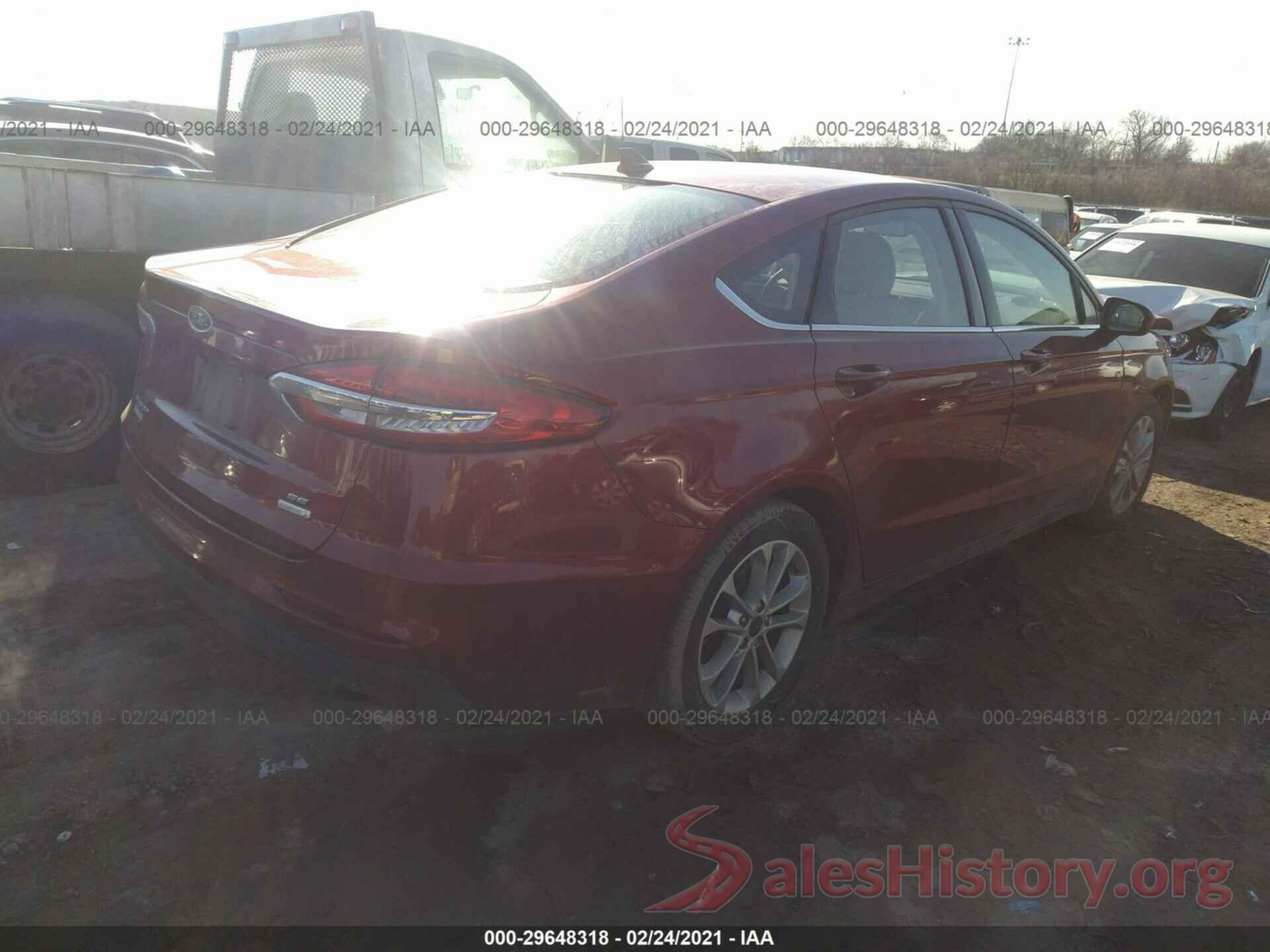 3FA6P0HD8KR193570 2019 FORD FUSION