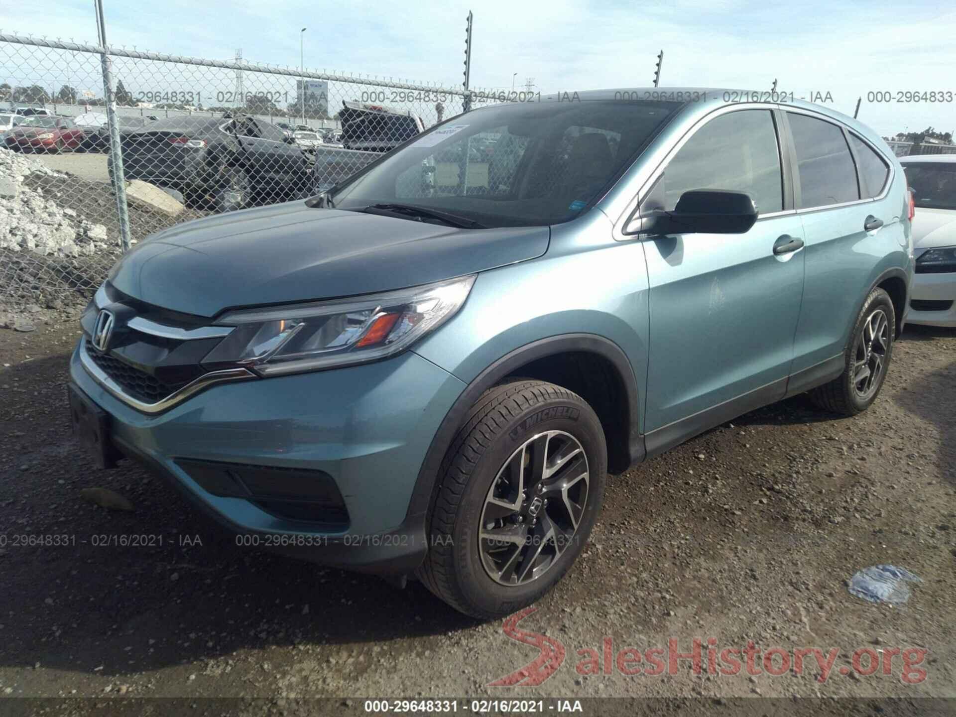 2HKRM3H48GH527320 2016 HONDA CR-V