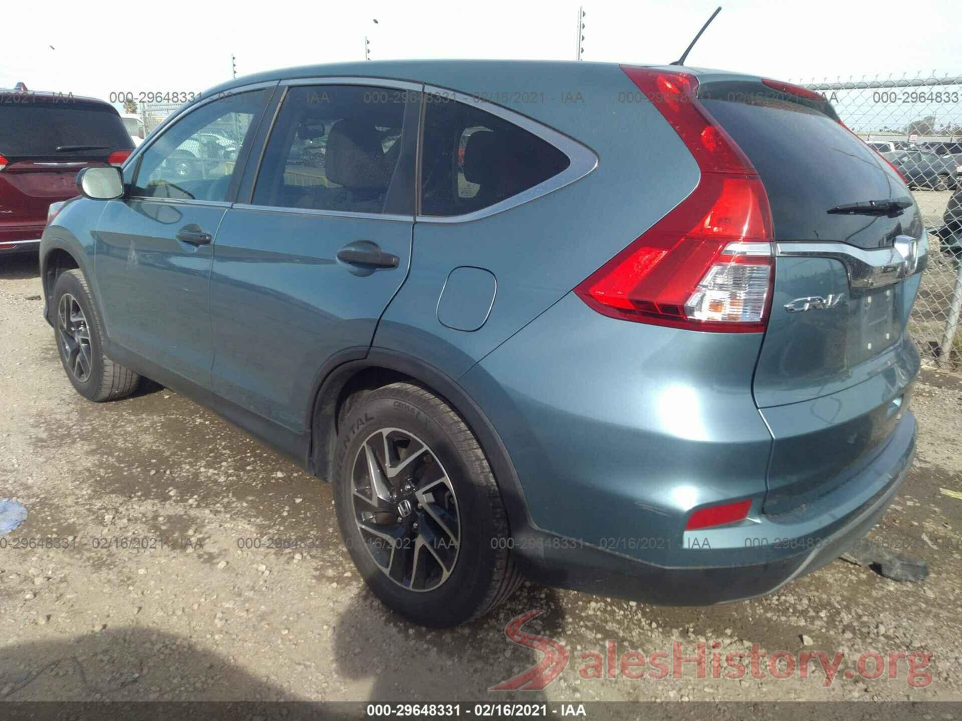 2HKRM3H48GH527320 2016 HONDA CR-V