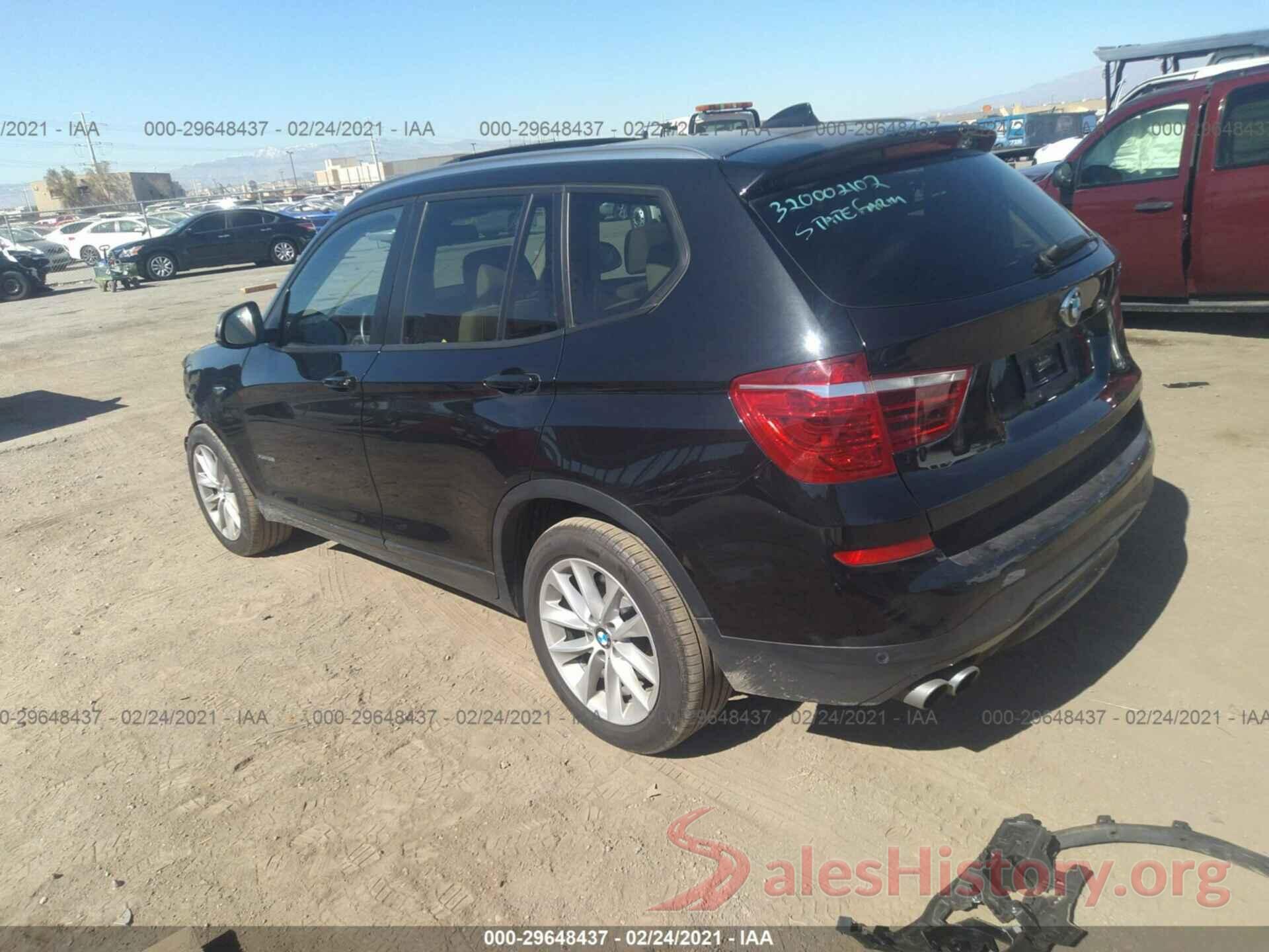 5UXWX9C58H0D96158 2017 BMW X3