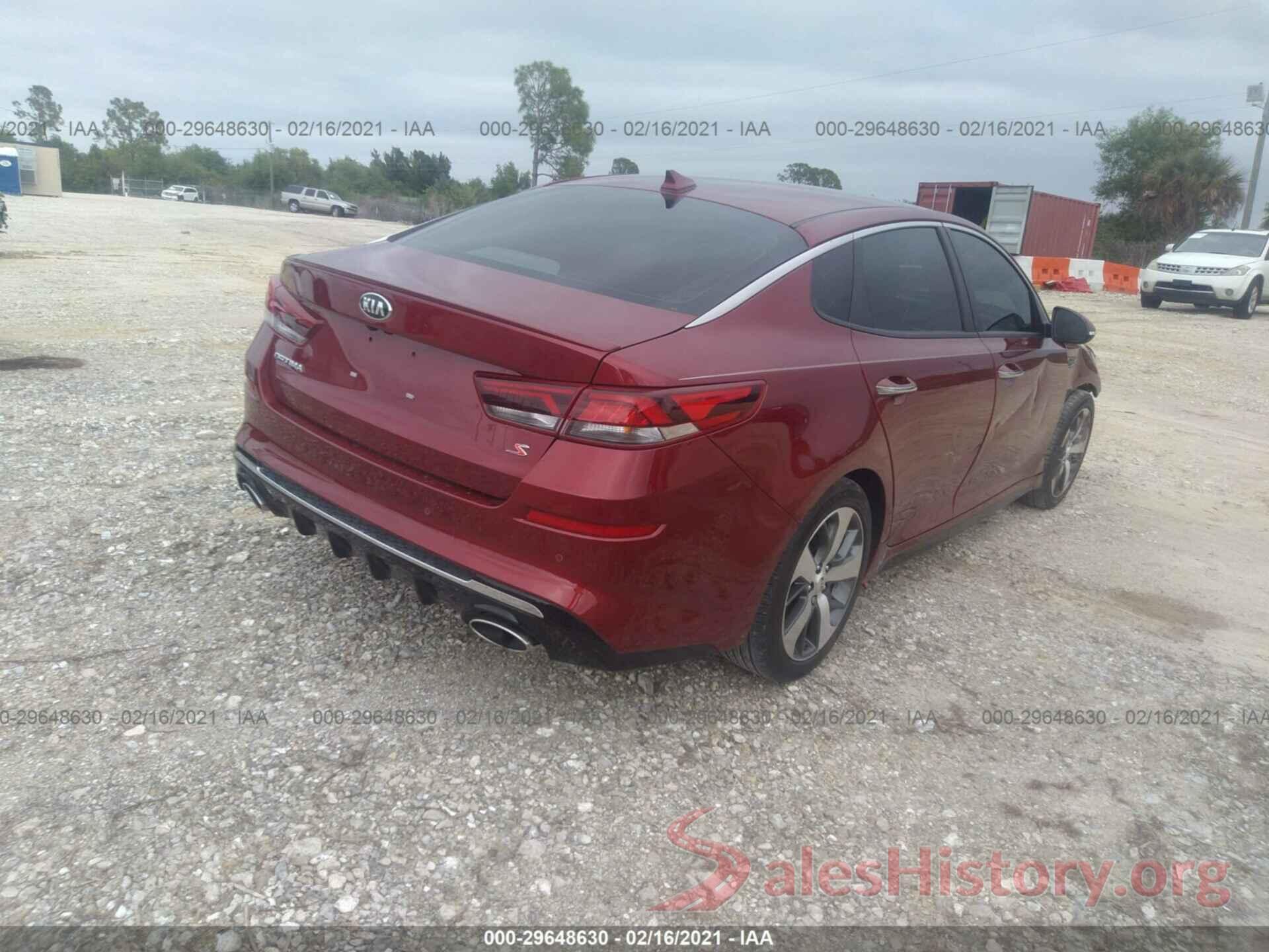 5XXGT4L33KG358858 2019 KIA OPTIMA