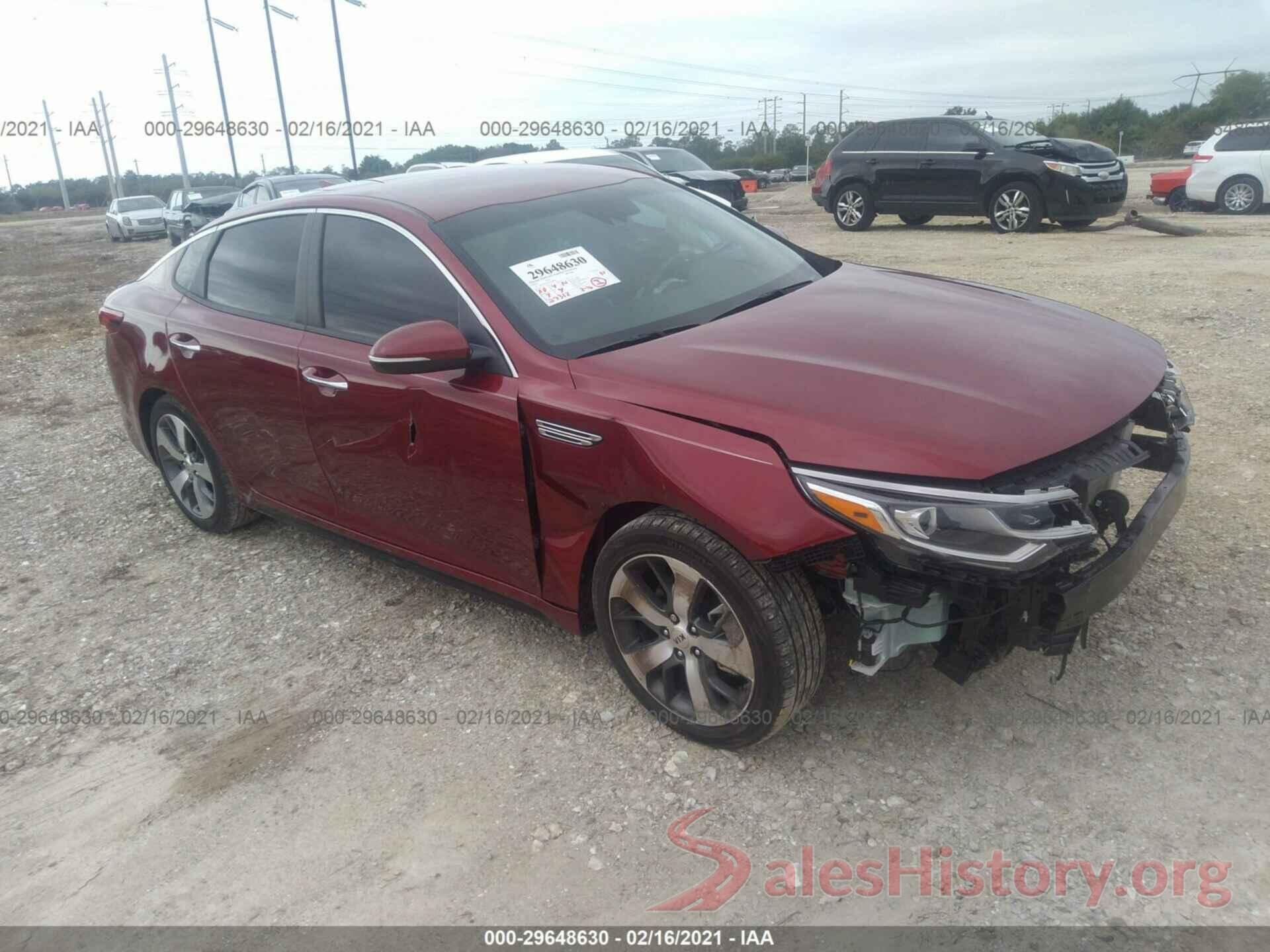 5XXGT4L33KG358858 2019 KIA OPTIMA