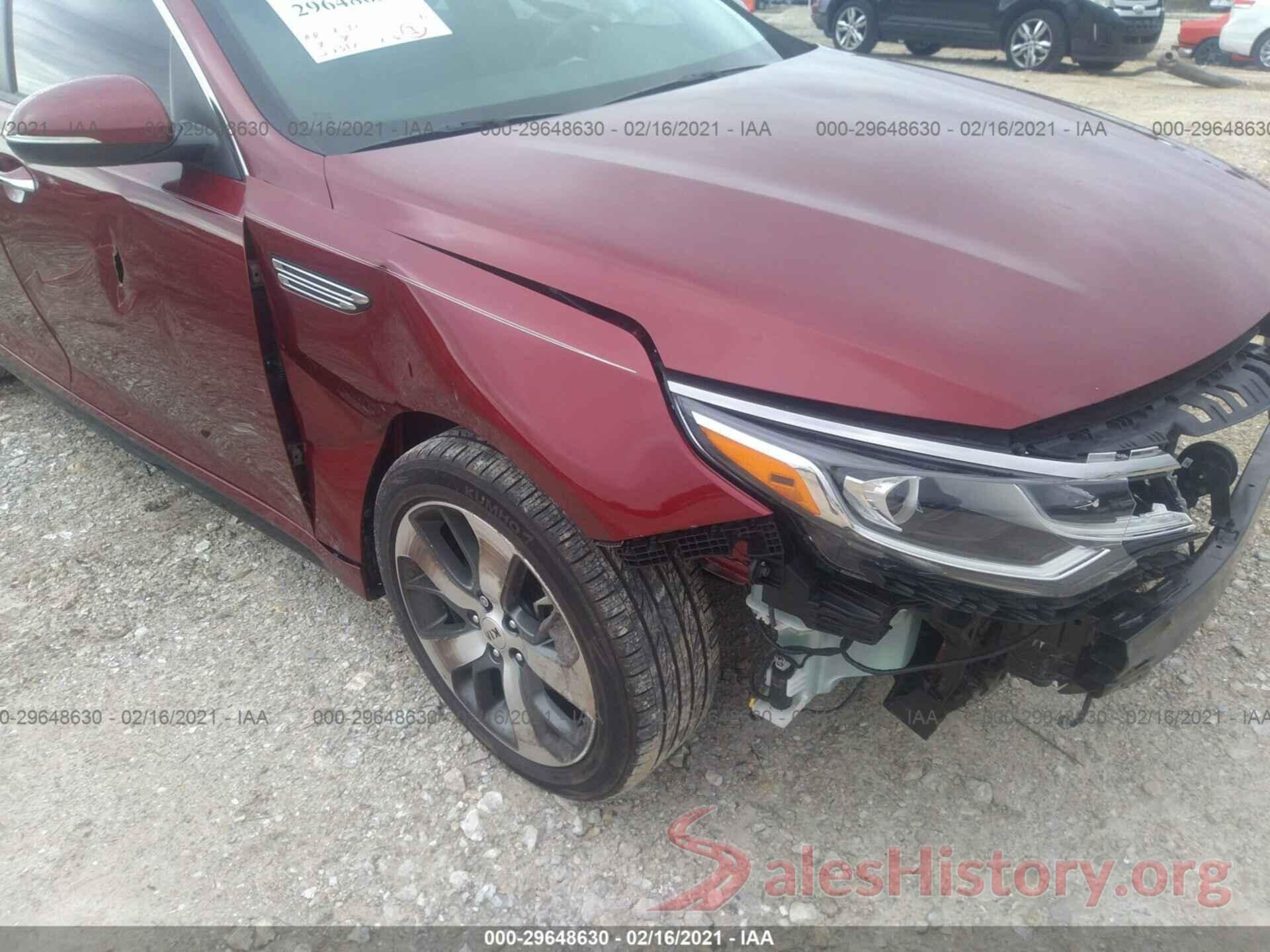 5XXGT4L33KG358858 2019 KIA OPTIMA