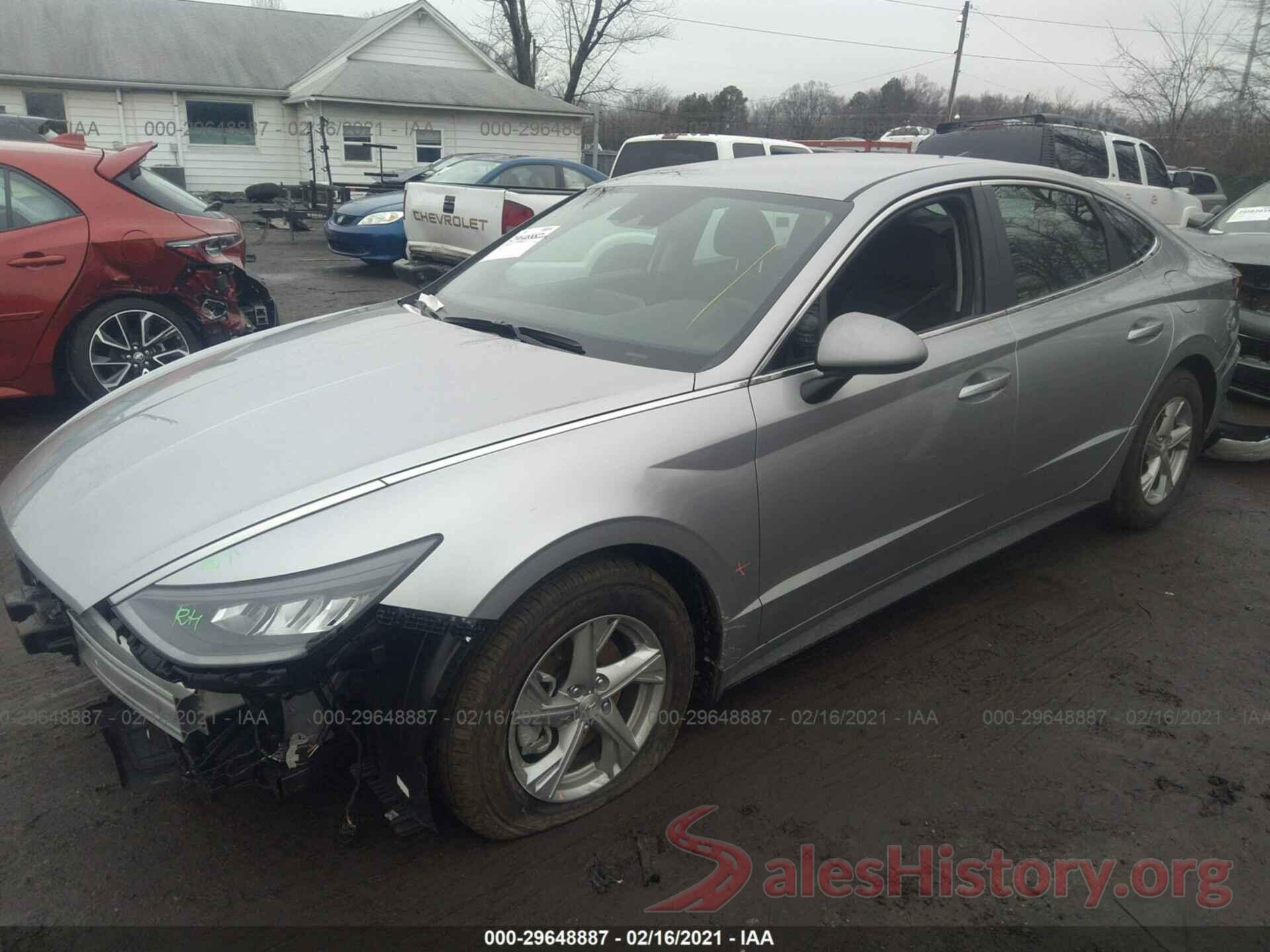 5NPEG4JA4MH085529 2021 HYUNDAI SONATA