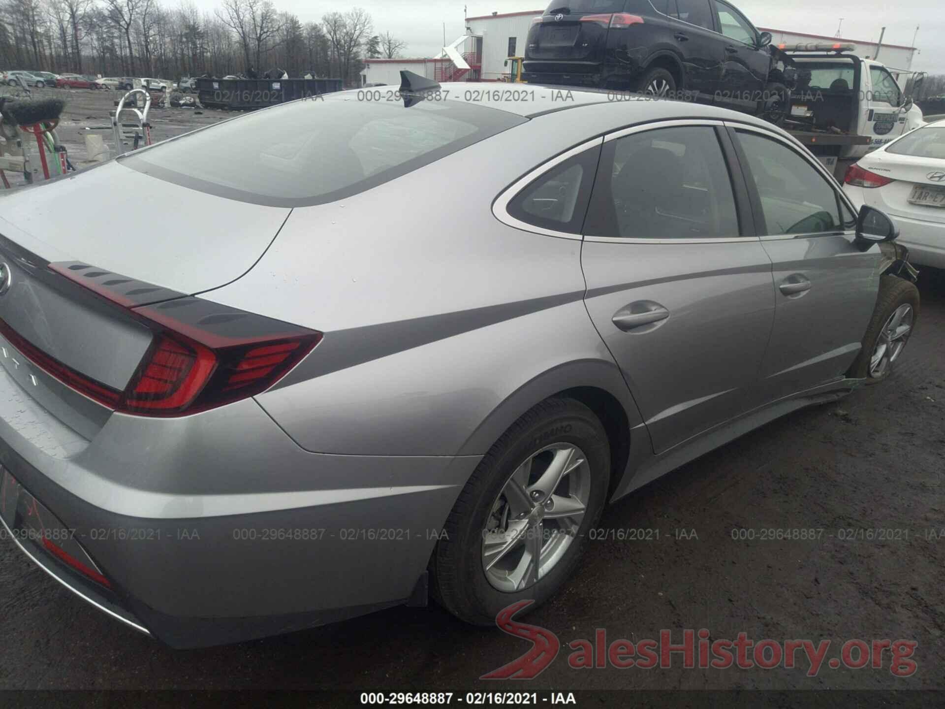 5NPEG4JA4MH085529 2021 HYUNDAI SONATA