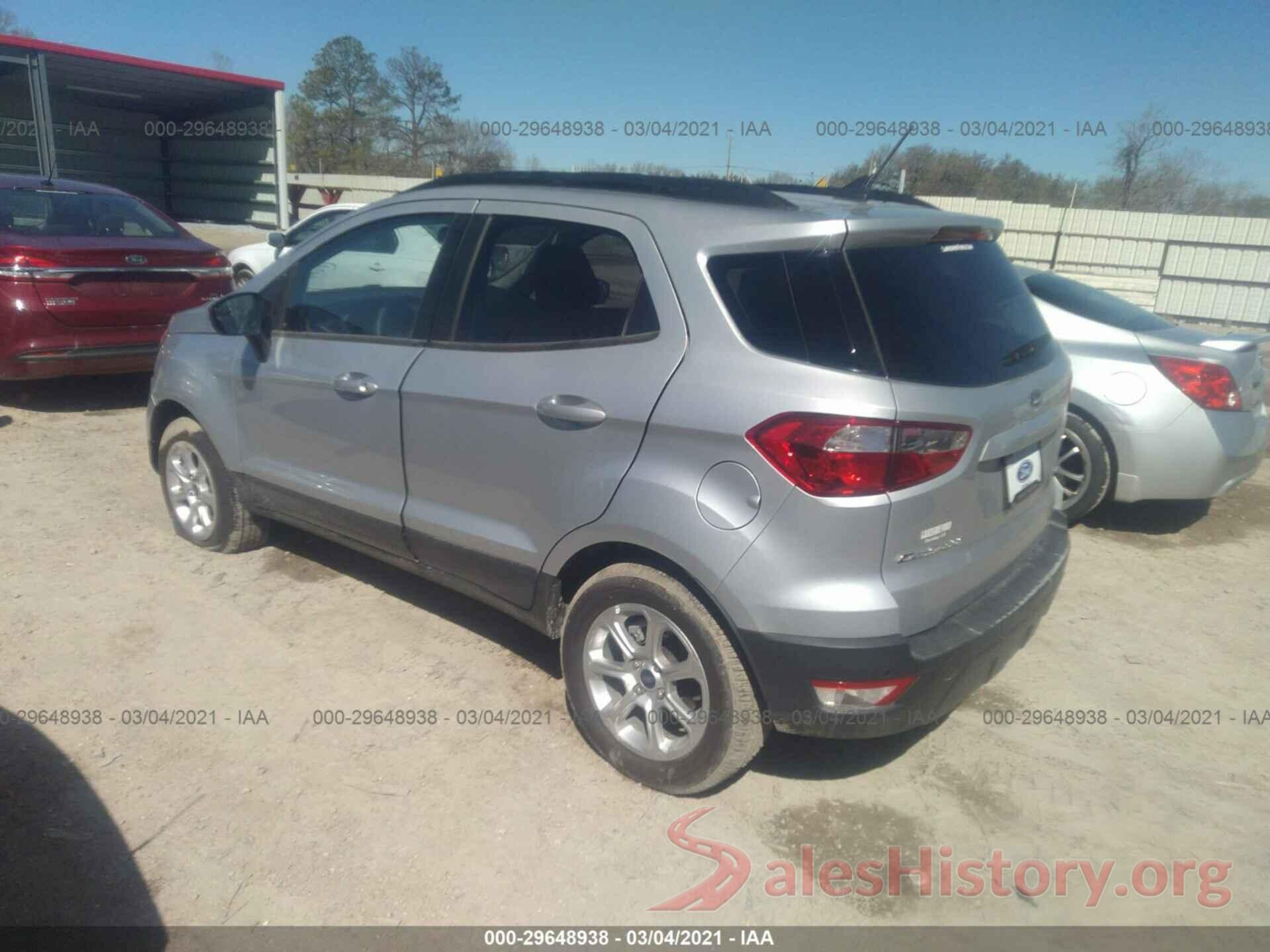 MAJ3S2GE1LC392077 2020 FORD ECOSPORT