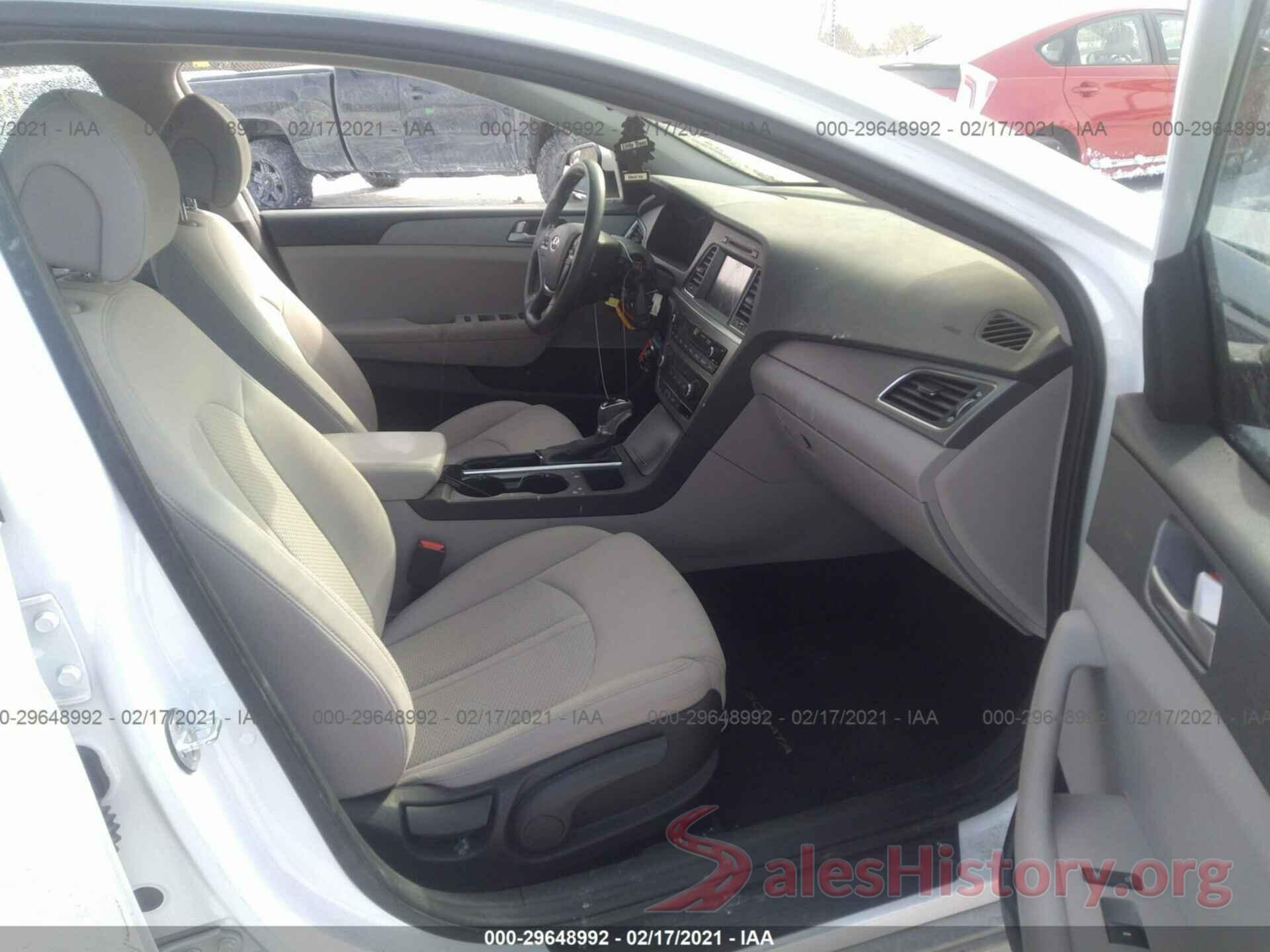 5NPE24AF5HH560041 2017 HYUNDAI SONATA