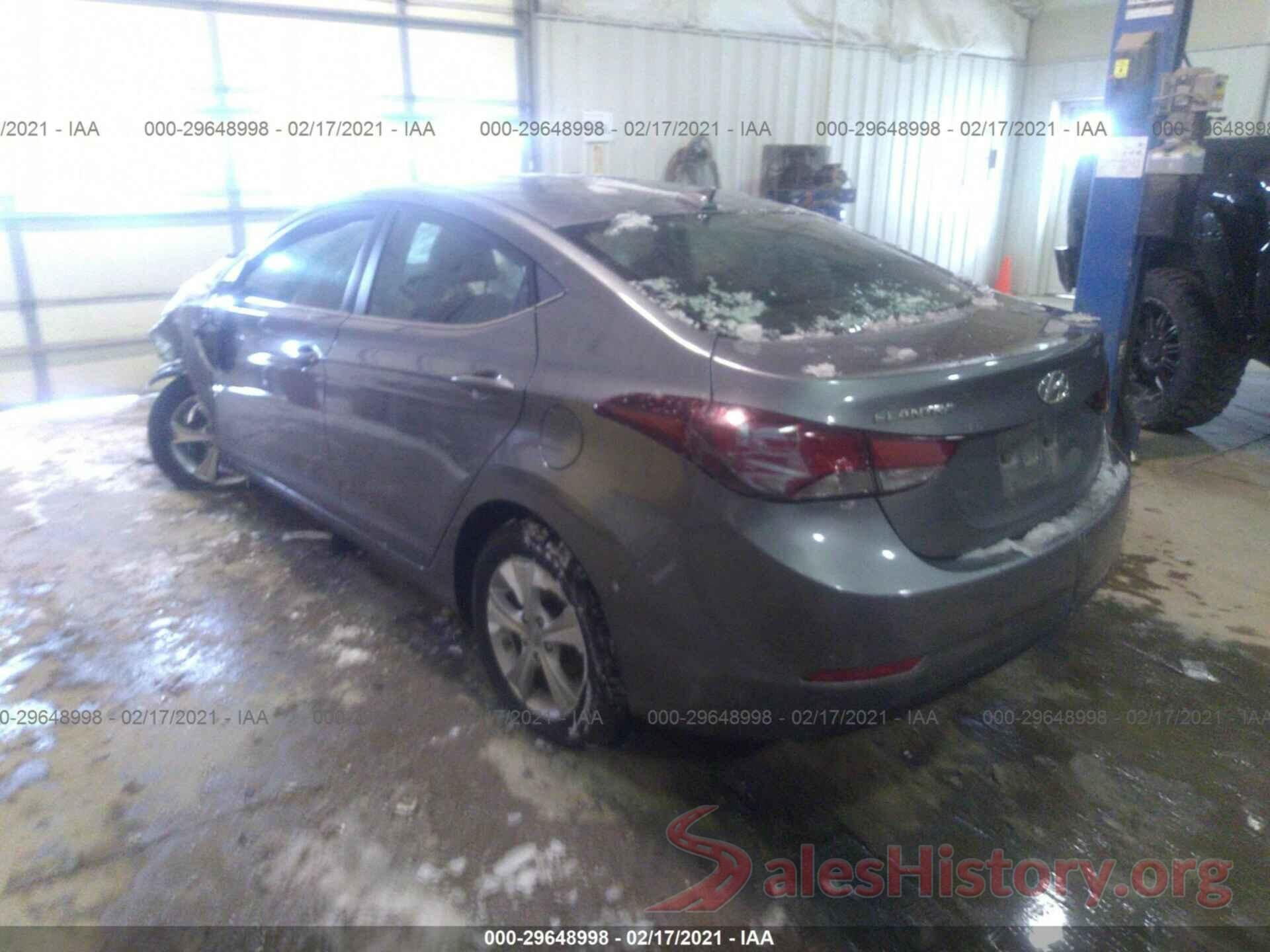 KMHDH4AE9GU608450 2016 HYUNDAI ELANTRA