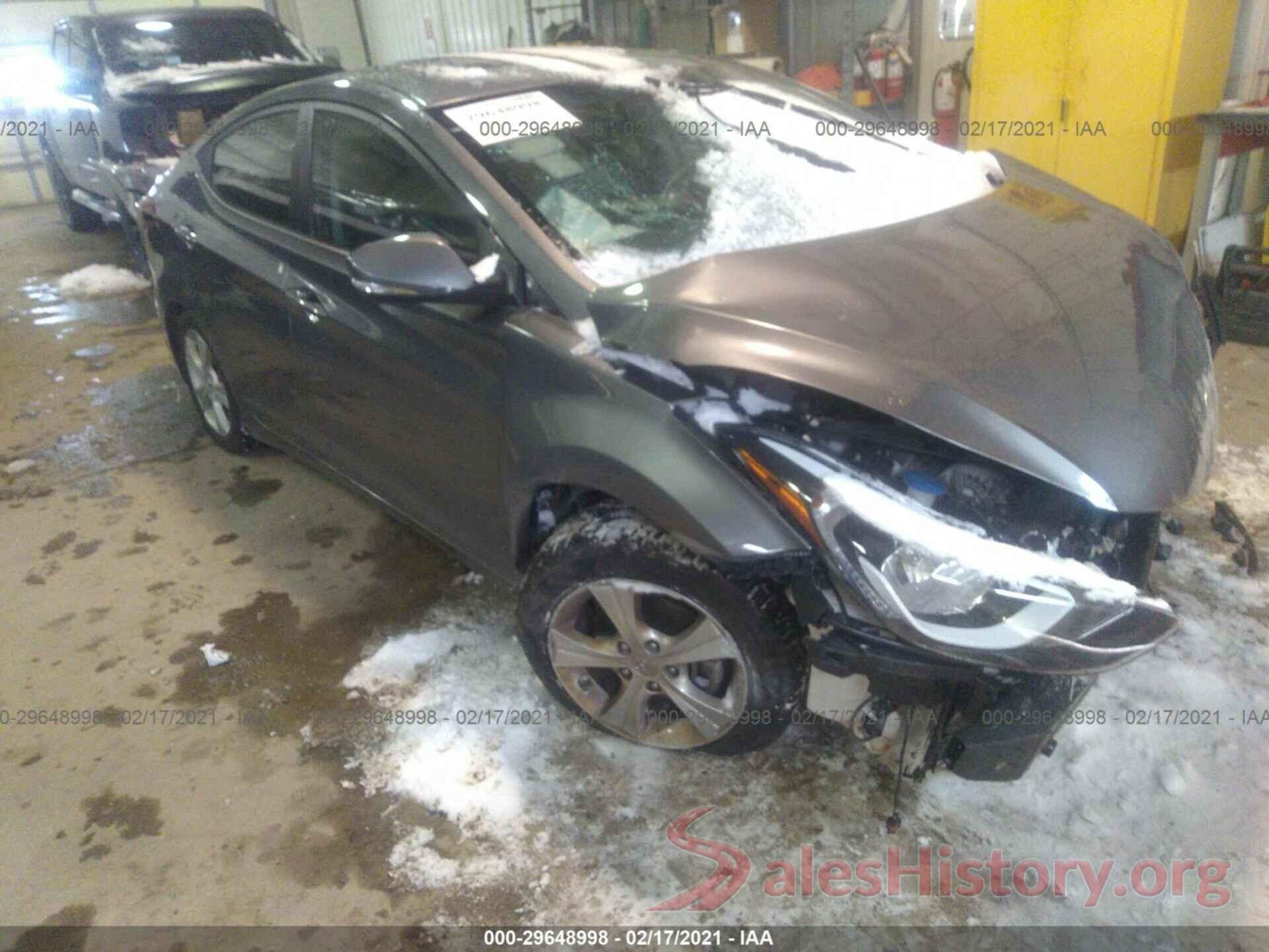 KMHDH4AE9GU608450 2016 HYUNDAI ELANTRA