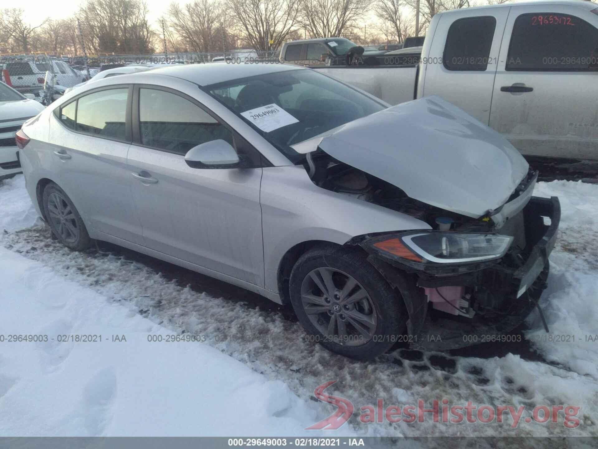 5NPD84LF9JH345601 2018 HYUNDAI ELANTRA