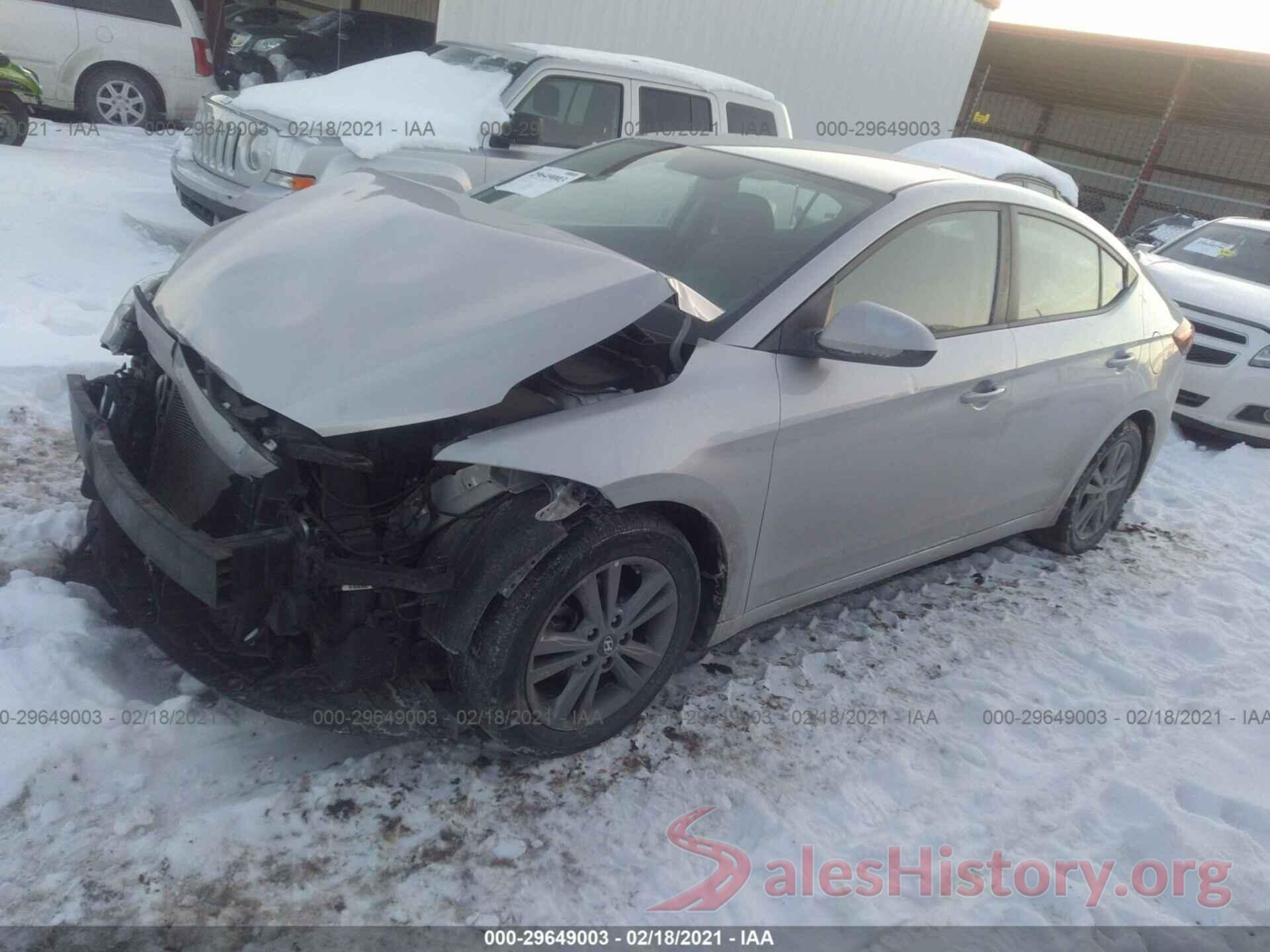 5NPD84LF9JH345601 2018 HYUNDAI ELANTRA